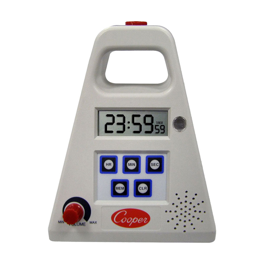 Cooper Atkins FT24 Digital Timer with Memory & Alarm - 24-Hour Countdown for Home, Office, and Kitchen Use