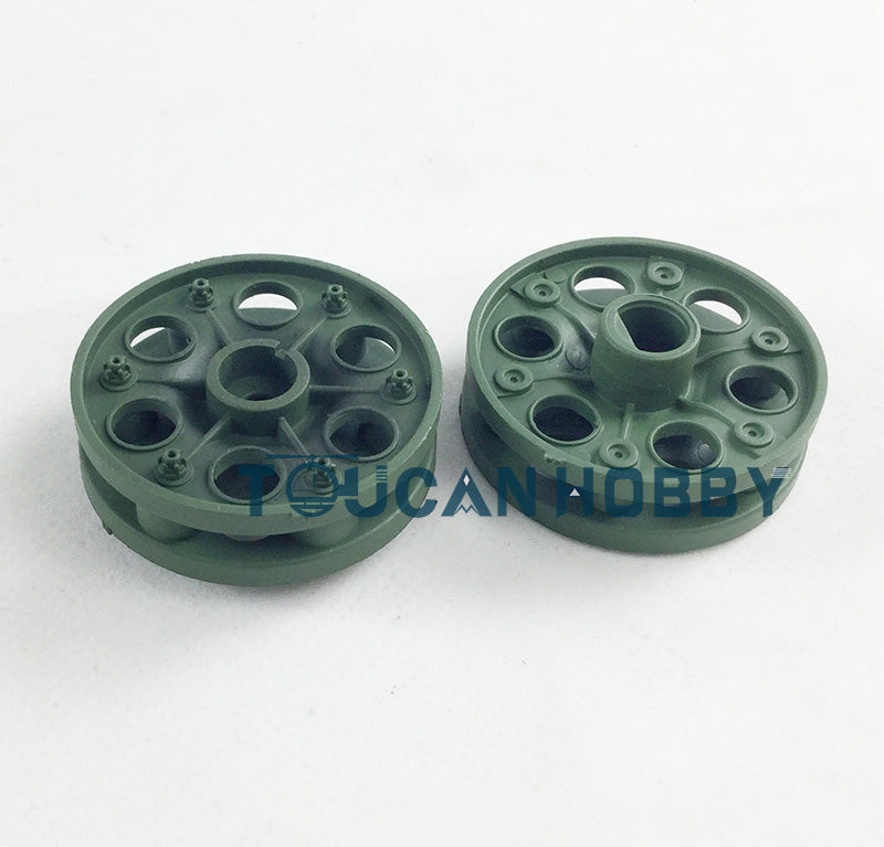 Henglong 1/16 Scale Soviet T34-85 RC Tank Plastic Parts Kit - 3909 Sticker, Idlers, Road Wheels, Sprocket Track & 360° Turret | DIY Repair & Upgrade Accessories for RC Tank Enthusiasts | Perfect for Model Building, Collecting & Battle Simulation