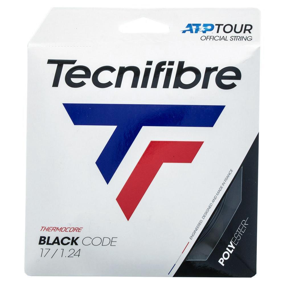 Best Black Code 17g Tennis Strings - Premium Performance for Competitive Play | Perfect for Hard Court & Clay Court Matches