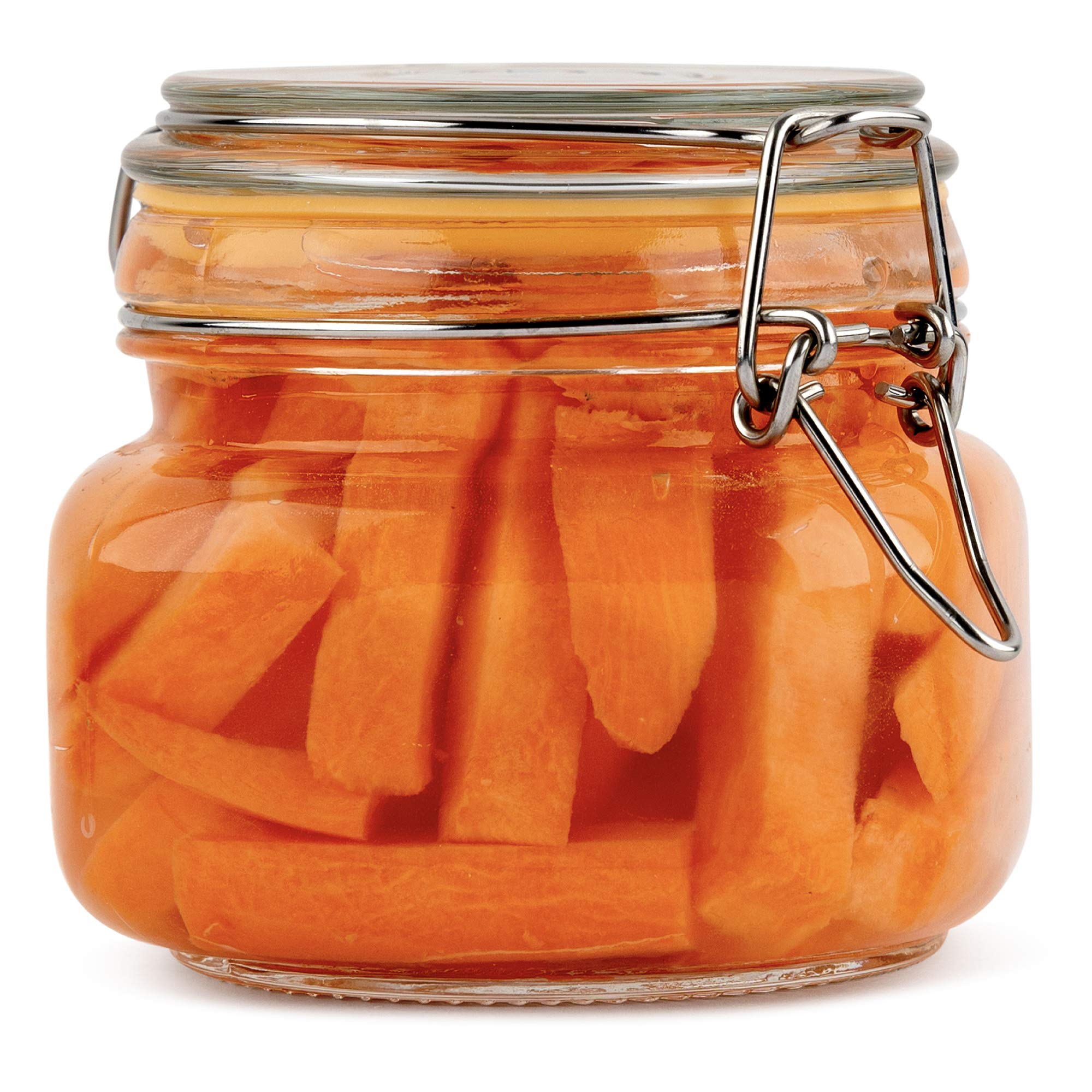 **Galashield 16 oz Glass Jars with Airtight Lids - Leak Proof Food Storage Containers for Kitchen, Pantry & Meal Prep | Ideal for Spices, Coffee, Tea, Dry Goods & Leftovers**