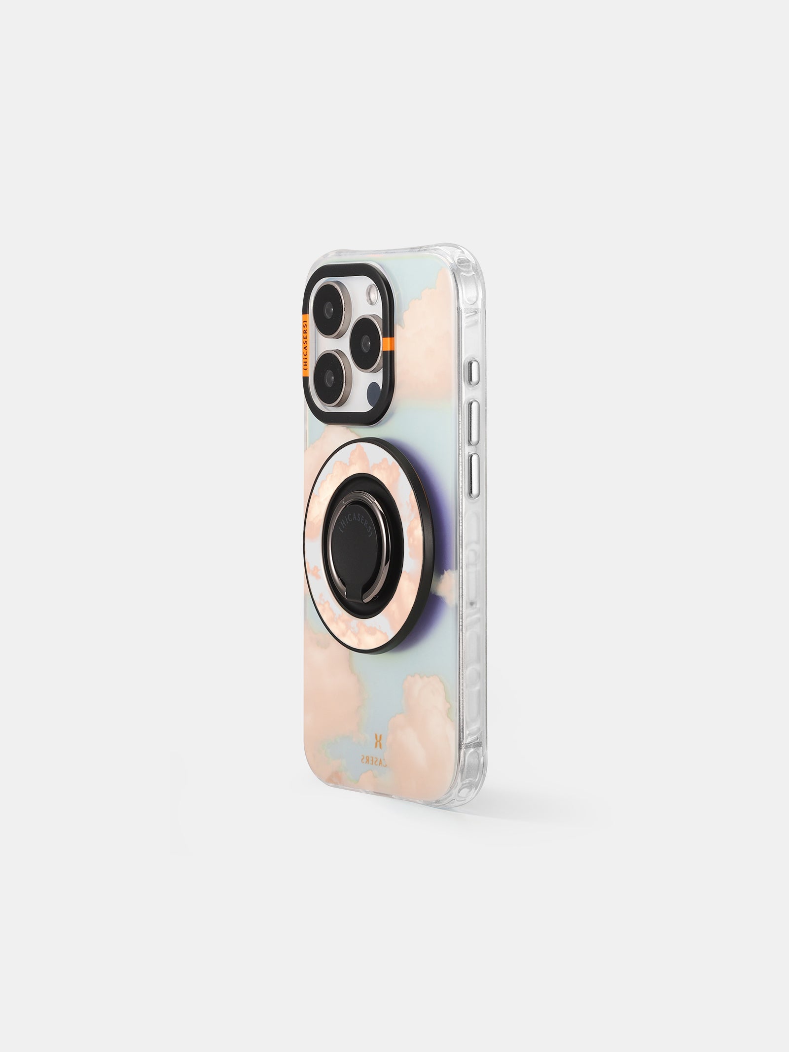 Magnetic Ring Spinner Stand - Magsafe Compatible Phone Holder for iPhone 15/14/13/12, Pink - Perfect for Desk, Car, and Office Use