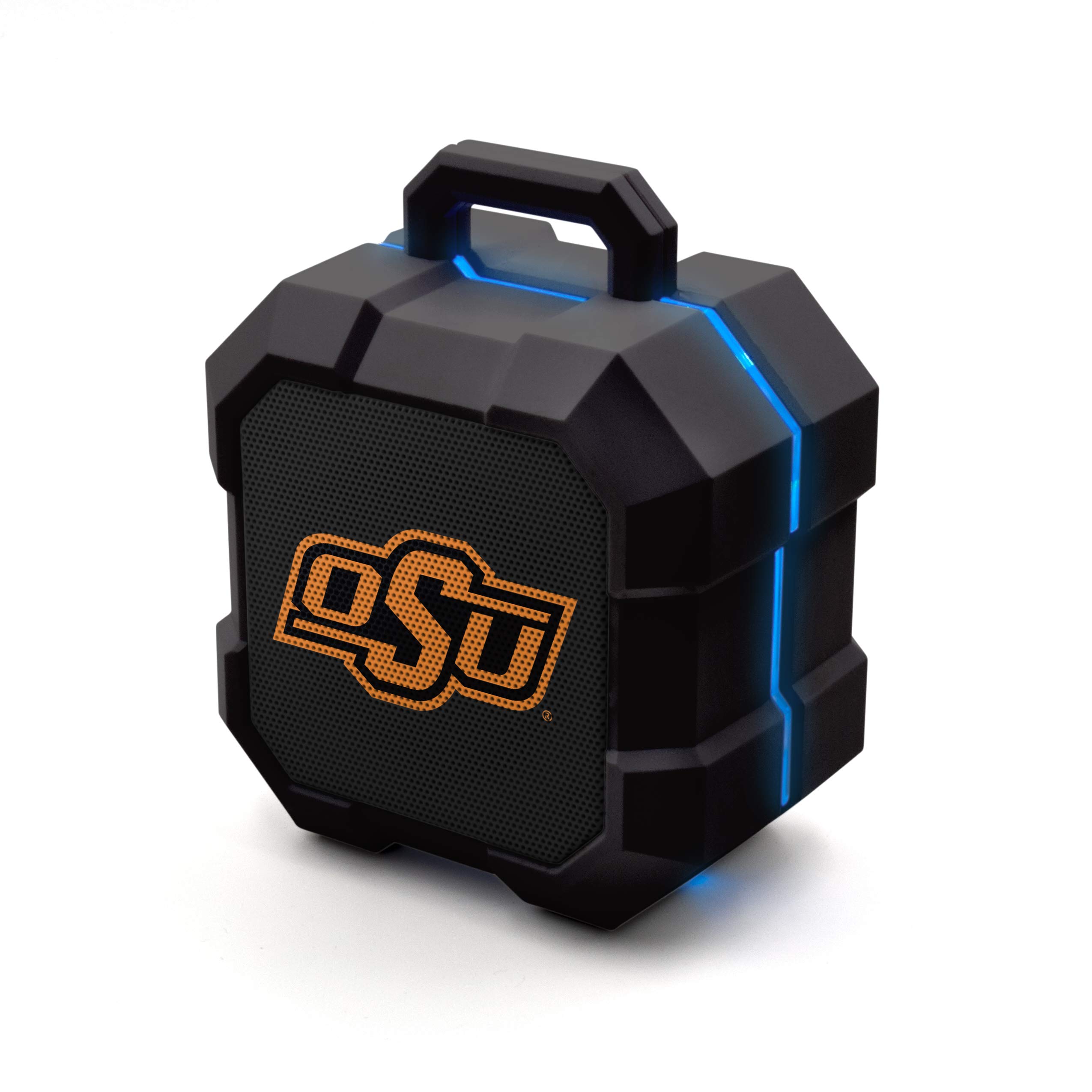 SOAR NCAA Unisex Shockbox LED Wireless Bluetooth Speaker - Portable Waterproof Speaker for Outdoor, Pool, Beach, and Party Use