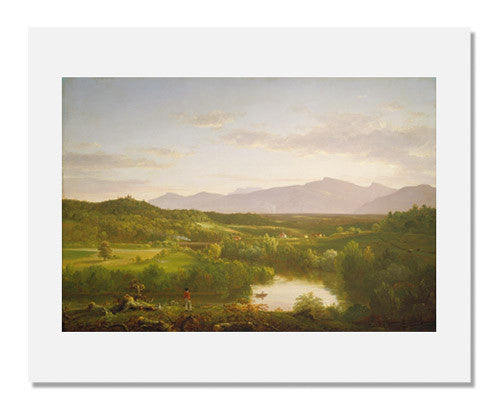 Thomas Cole River in the Catskills Landscape Painting - Premium Wall Art for Home & Office Decor - Vintage Hudson River School Canvas Print