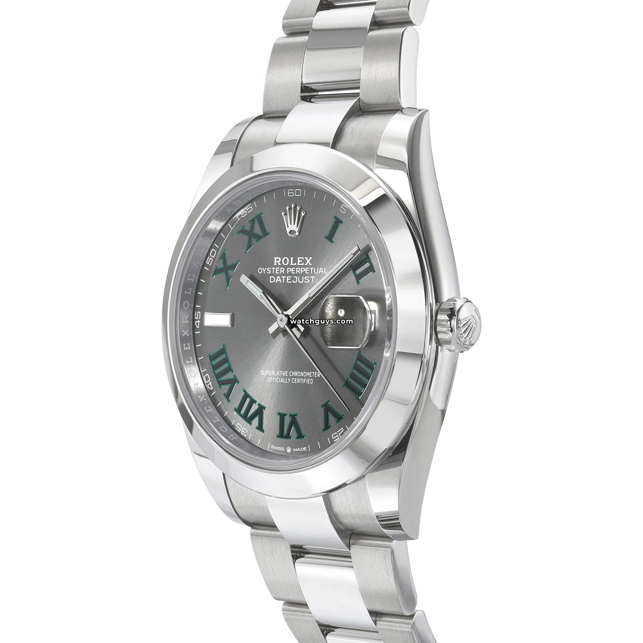 Rolex Datejust 126300 Wimbledon Stainless Steel Watch - Luxury Automatic Men's Timepiece for Business, Gifts & Special Occasions