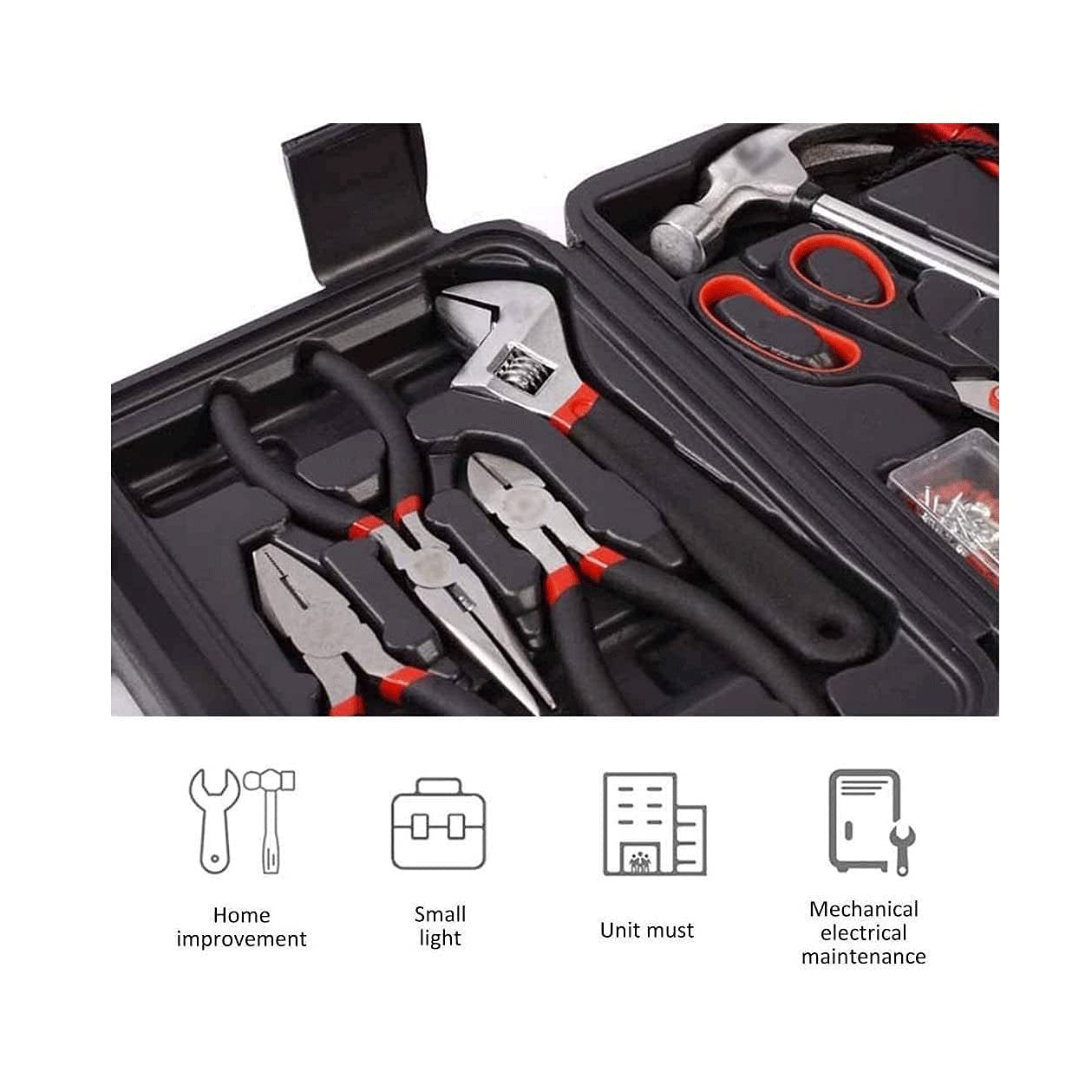 36-Piece Professional Foldable Car Repair Tool Kit Set for Home & Auto Maintenance - Essential Tools for DIY Projects, Home Improvement & Emergency Fixes