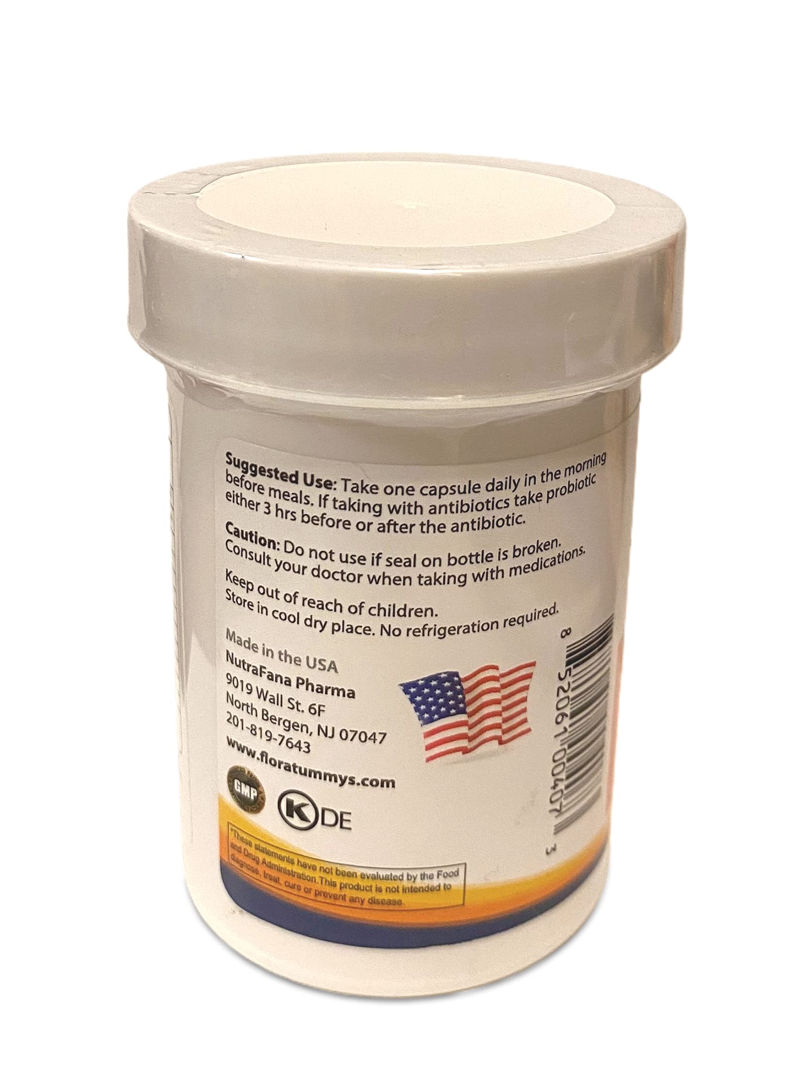 50 Billion CFU High Potency Probiotic for Adults - Dairy Free, Gluten Free, Non-GMO & Sugar-Free Digestive Health Supplement with Prebiotics | Made in USA | Supports Gut Health, Immune System & Daily Wellness