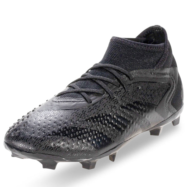 Adidas Jr. Predator Accuracy.1 Firm Ground Soccer Cleats for Boys - Core Black - Youth Football Shoes for Firm Natural Grass Surfaces - Perfect for Training and Matches