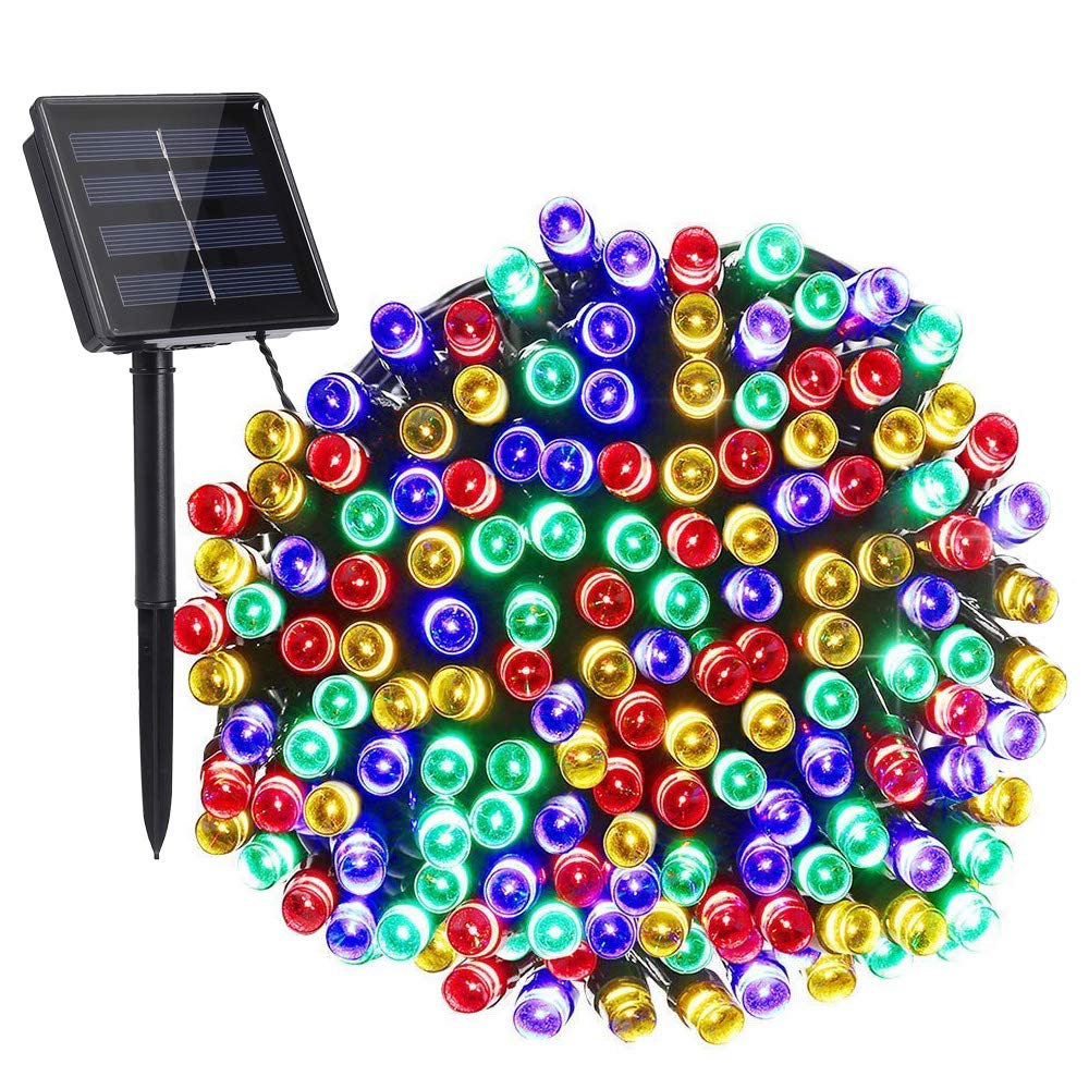 Toodour 72ft 200 LED Solar Christmas Lights - Waterproof Outdoor String Lights with 8 Lighting Modes for Holiday Decorations, Christmas Tree, Fence, Party & Balcony | Perfect for Festive Decor, Garden Lighting & Seasonal Celebrations