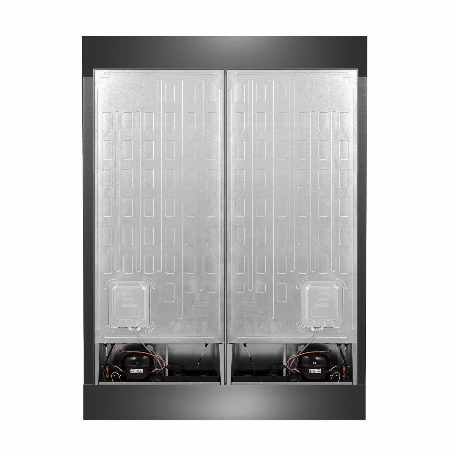 60 Inch Refrigerator Freezer Combo by FORNO - Energy Efficient Stainless Steel French Door Fridge for Large Kitchen & Open Floor Plan Homes