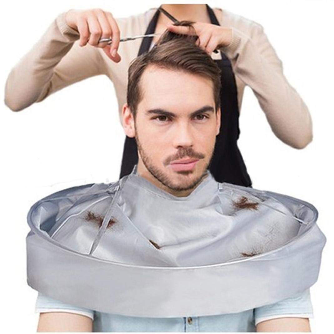 kirfiz Hair Cutting Cape - 1pc DIY Salon Barber Hairdressing Cloak with Umbrella Design for Home & Professional Use | Waterproof Hairdresser Cape Cover for Hair Styling, Coloring & Trimming