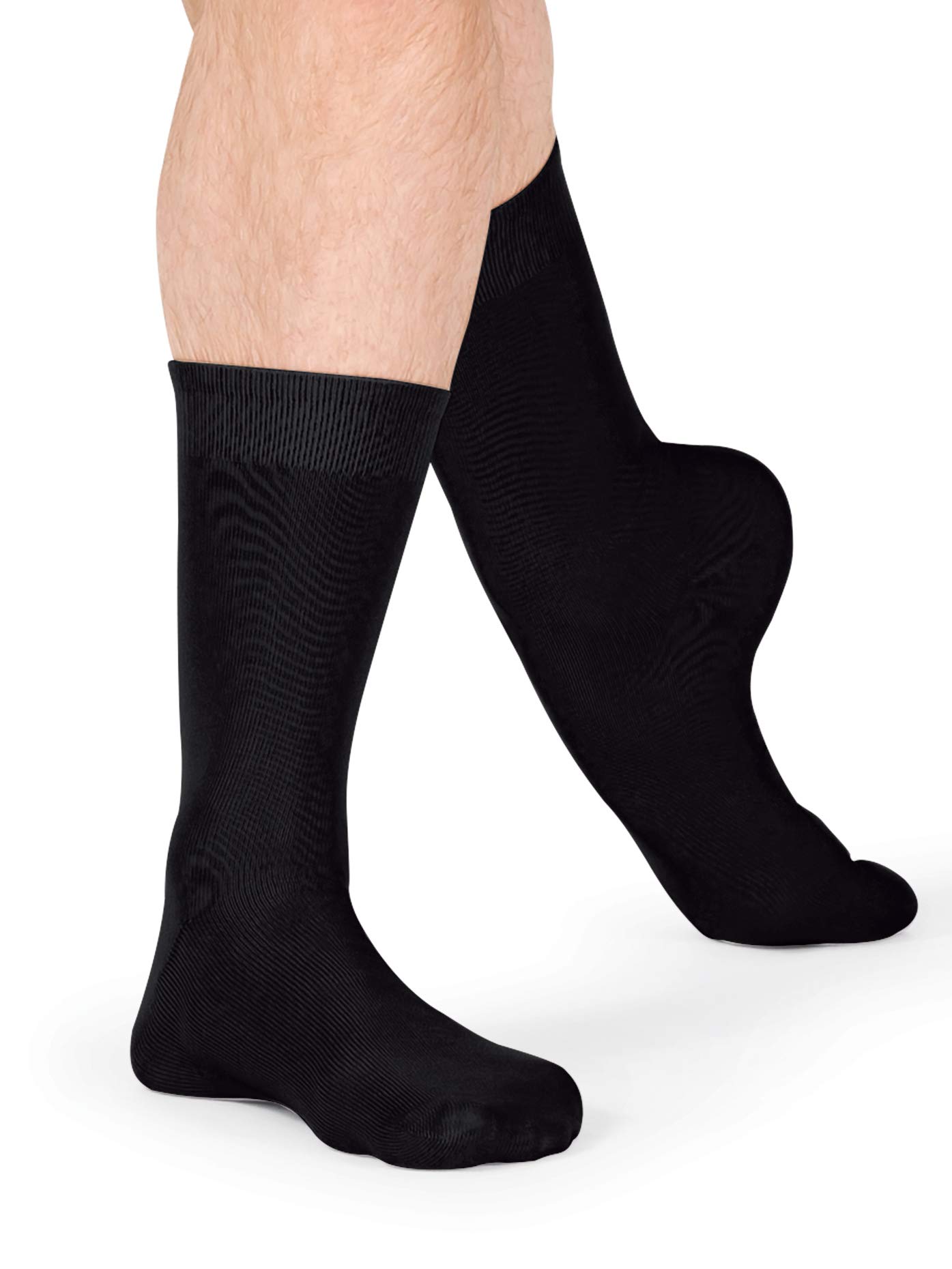 Men's Ankle Dance Socks - Non-Slip Grip for Ballet, Jazz & Contemporary - Breathable Cotton Performance Socks for Dance Practice & Stage Performances