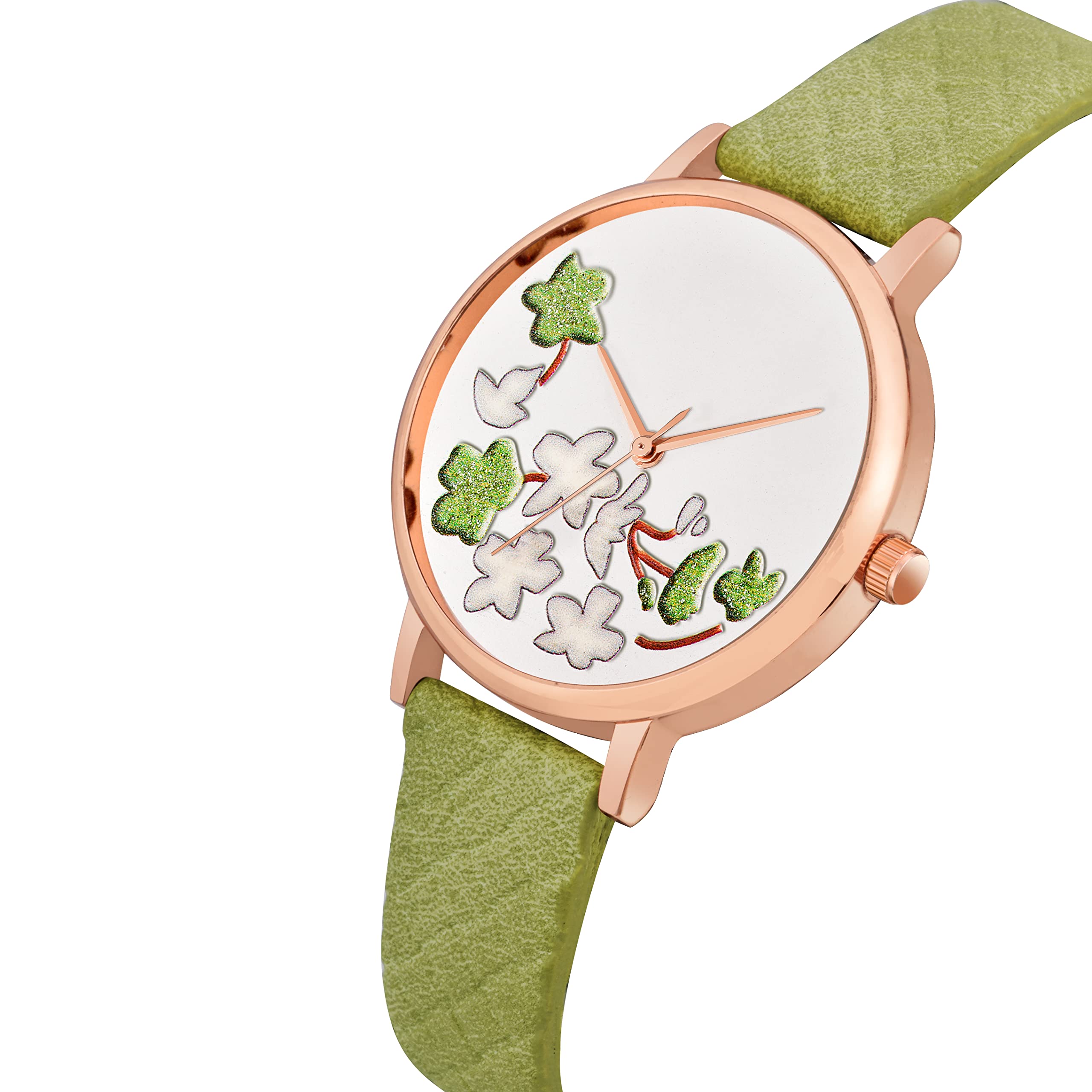 Elegant Stainless Steel & Leather Analog Watch for Women and Girls - Perfect for Office, Date Night, and Everyday Wear