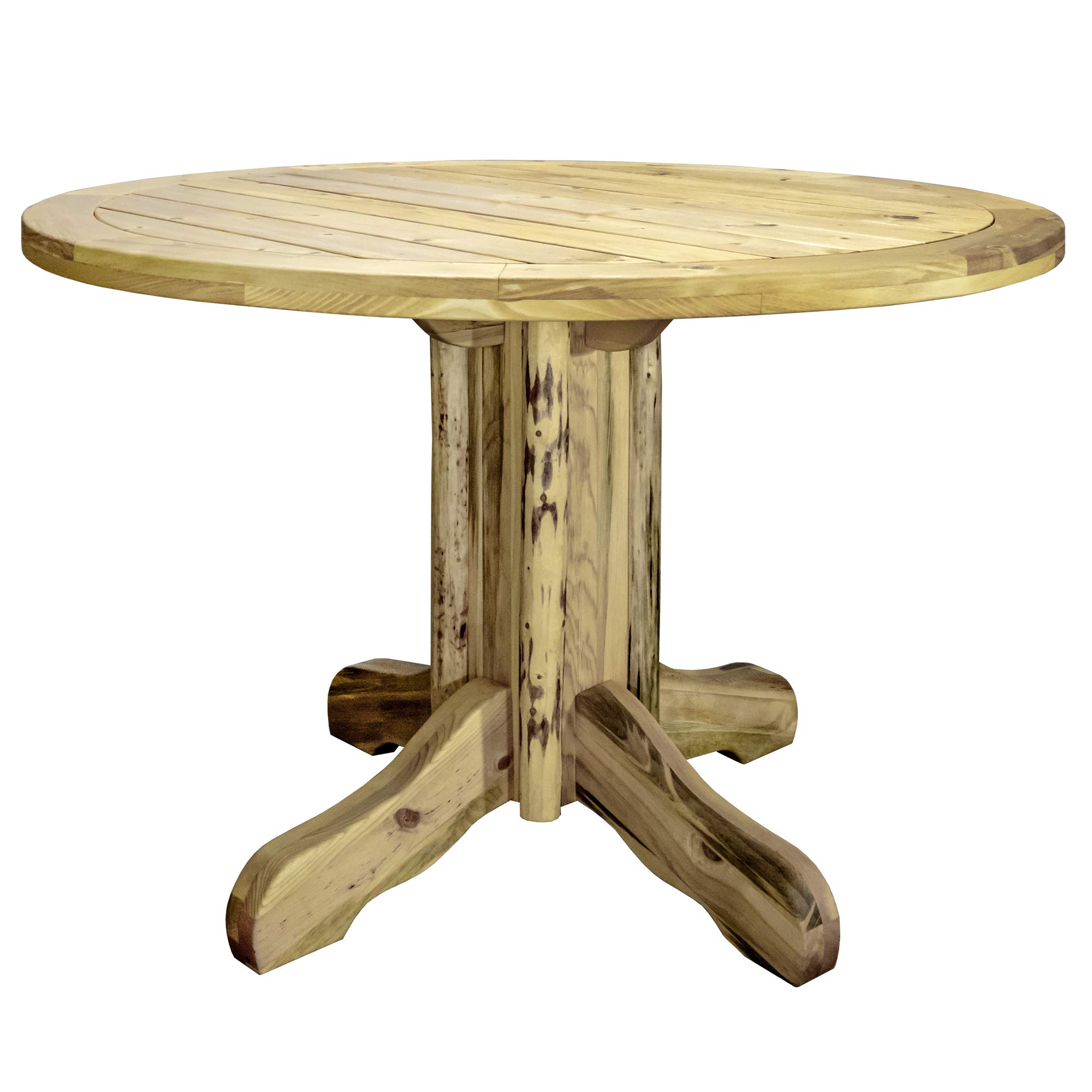 Montana Woodworks MWEPTRV Outdoor Patio Table - Clear Exterior Finish for All-Weather Protection | Perfect for Backyard, Garden, and Poolside Dining