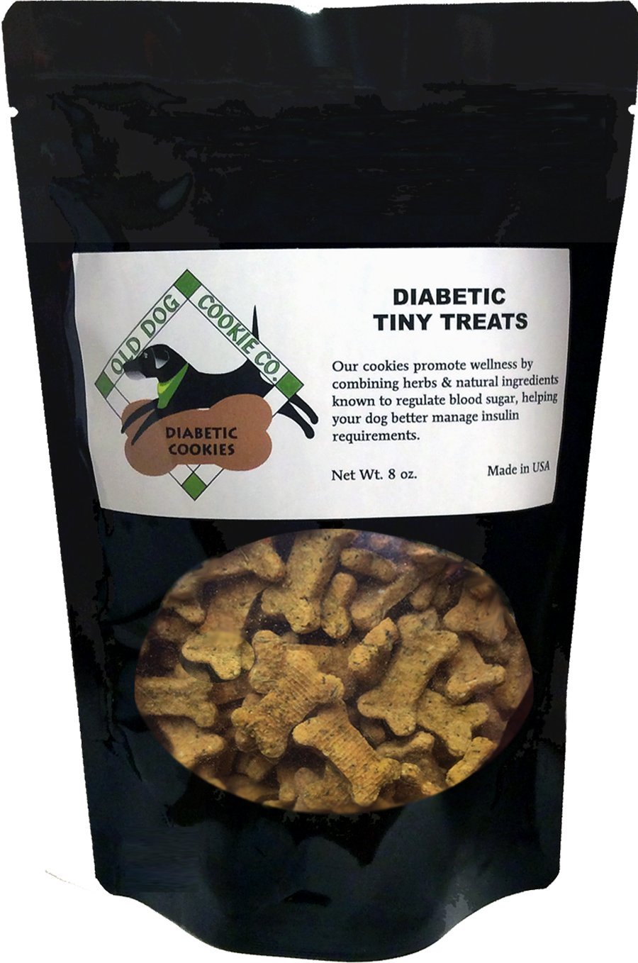Low-Calorie Diabetic Dog Treats 8 oz - 2 Calorie All-Natural Vet-Approved Snacks for Small Dogs - Perfect for Training & Rewarding Tiny Breeds