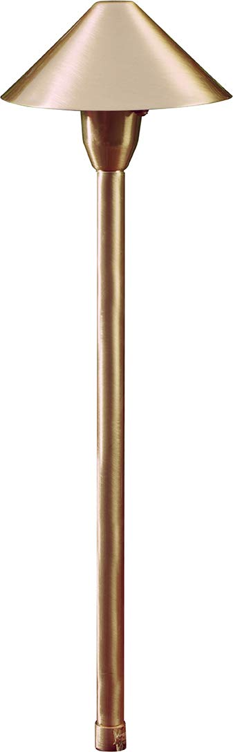 LV-LED41-AMB-CP Copper Path Light 3.0W Amber LED Landscape Lighting - 12V Low Voltage Outdoor Garden Lights for Walkway, Patio, Driveway & Yard Decoration