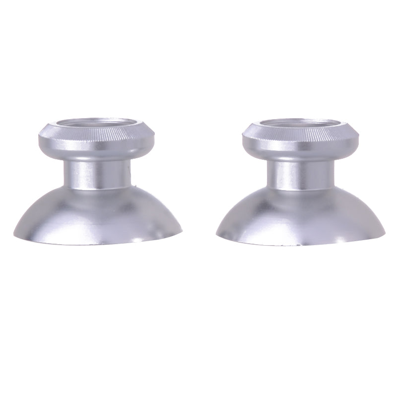 Premium eXtremeRate Silver Metal Aluminum Thumbsticks & Buttons Replacement Kit for Xbox One Controller - XOJ0302 | Enhanced Grip & Durability for Gaming, FPS, and Competitive Play