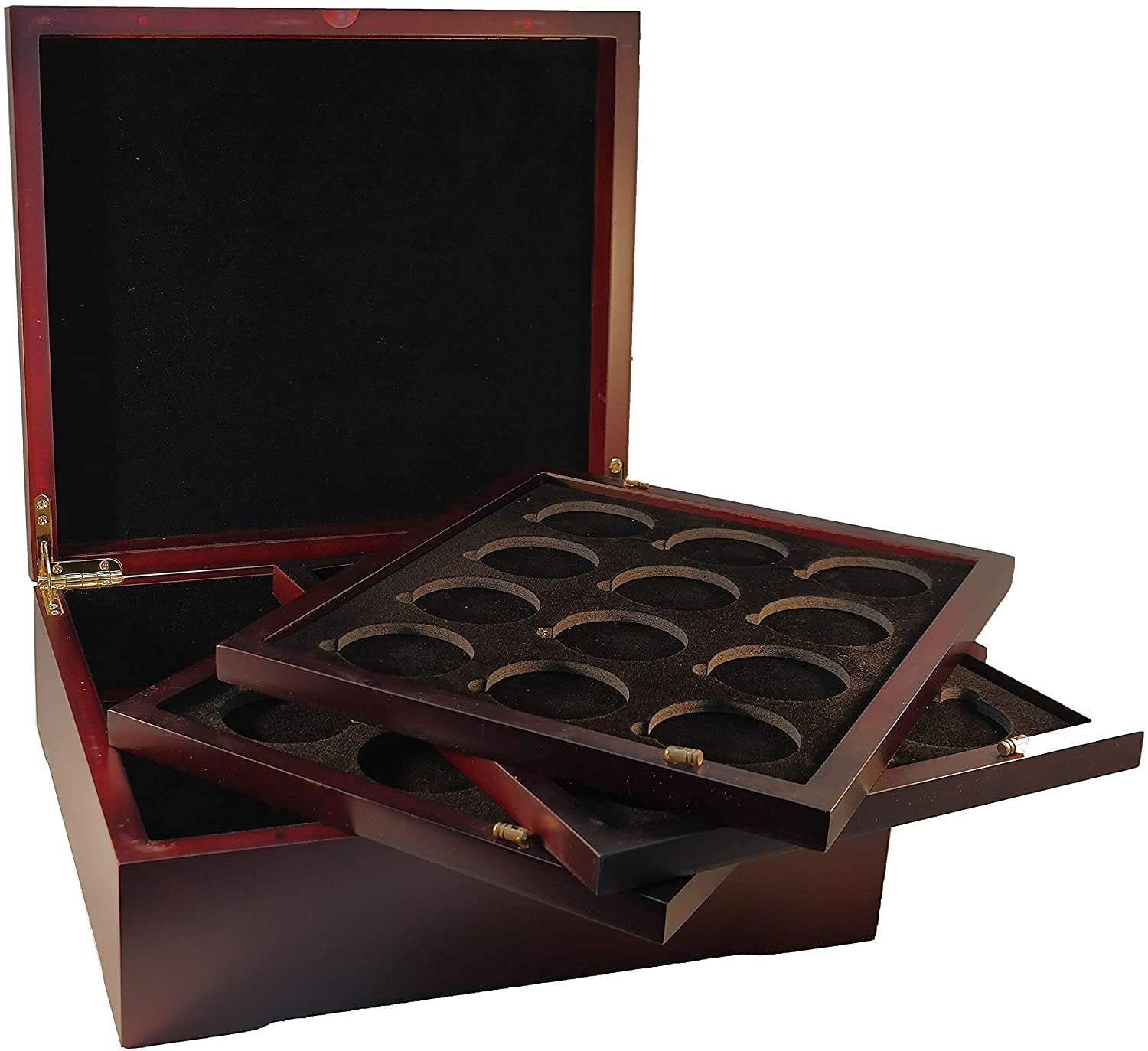 12 Extra Large or Air-Tite I Capsule Coin Tray with 2