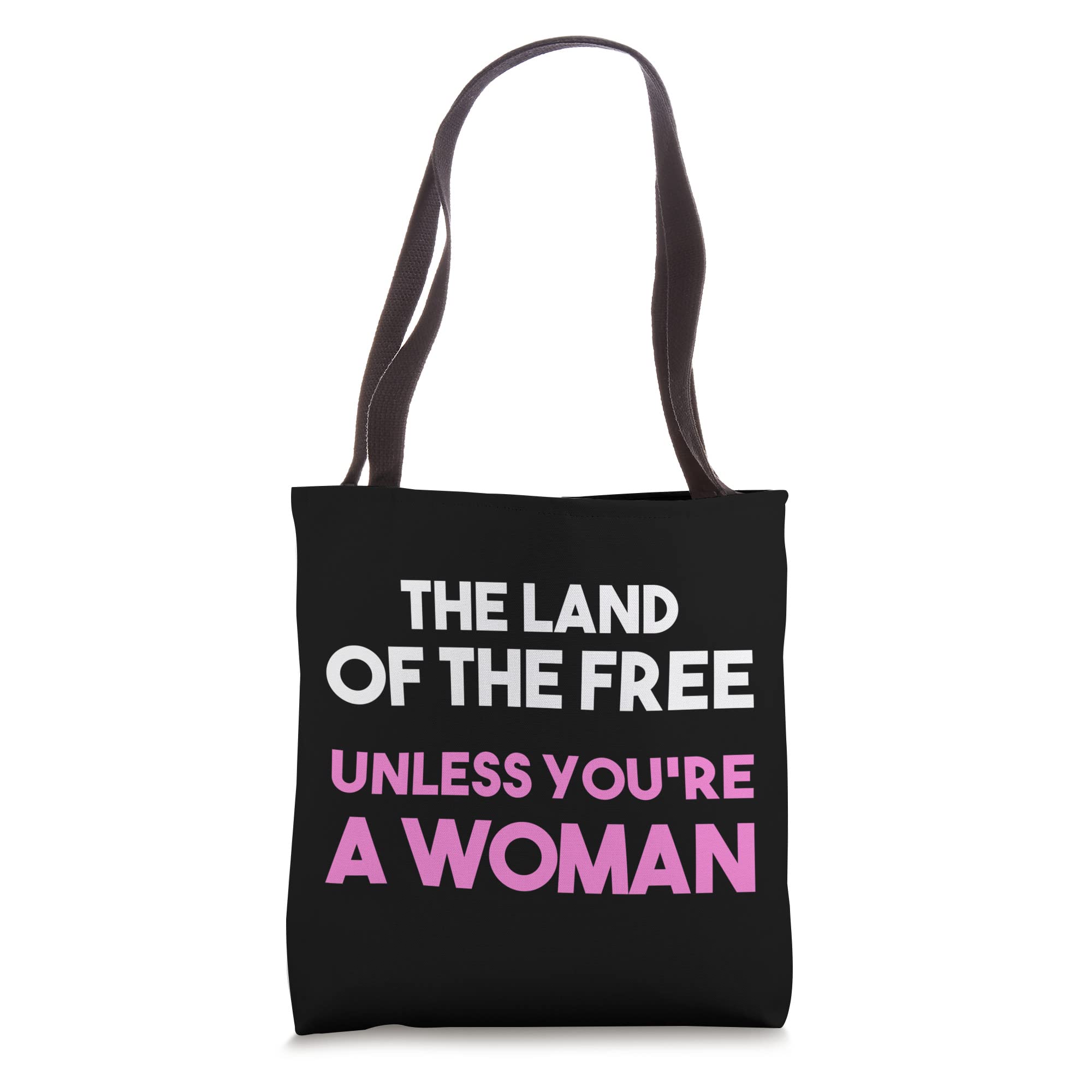 Pro Choice Women's Rights Tote Bag - Feminist Slogan Reusable Shopping Bag for Activism & Everyday Use