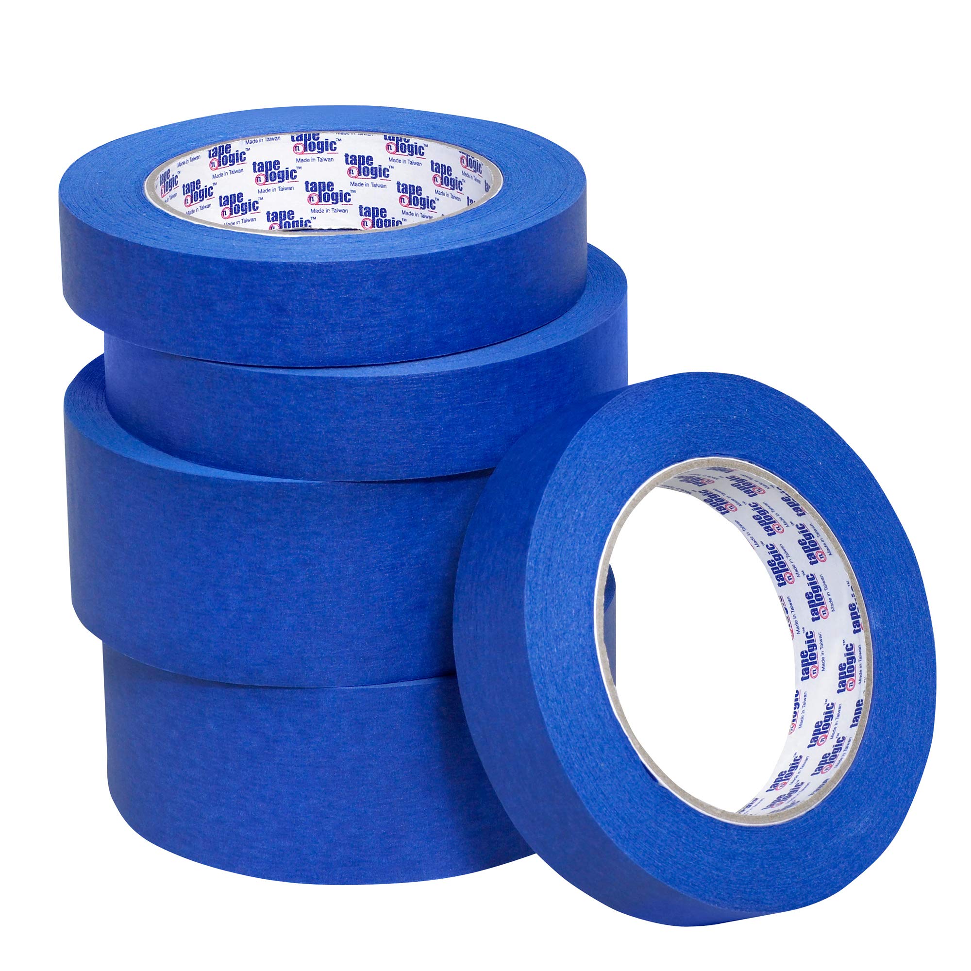 Aviditi Tape Logic 2 Inch x 60 Yards Multi-Surface Blue Painter's Tape - 24 Rolls Pack - Easy Removal No Residue - Perfect for Home Painting, DIY Projects & Wall Protection