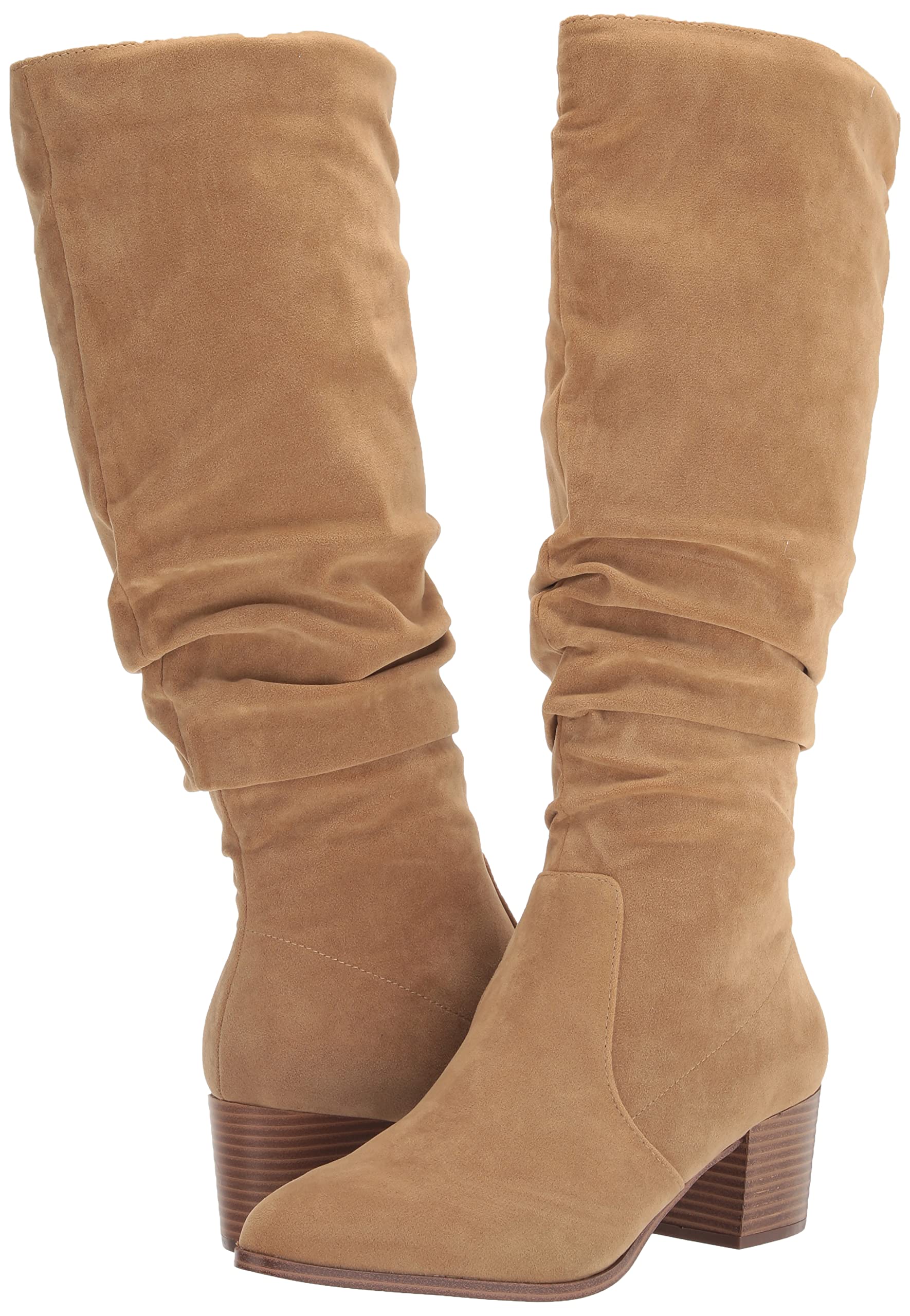 Amazon Essentials Women's Tall Block Heel Boots - Comfortable Ankle Booties for Work, Dress & Casual Wear | Water-Resistant & Slip-Resistant Sole | Perfect for Office, Date Night & Fall Fashion
