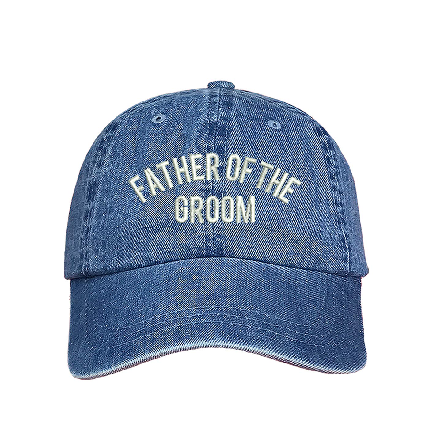 Father of The Groom Baseball Cap - Wedding Party Hat for Groom's Dad - Bachelor Party & Honeymoon Accessories - Perfect for Wedding Celebrations, Rehearsal Dinners and Vacation Photos