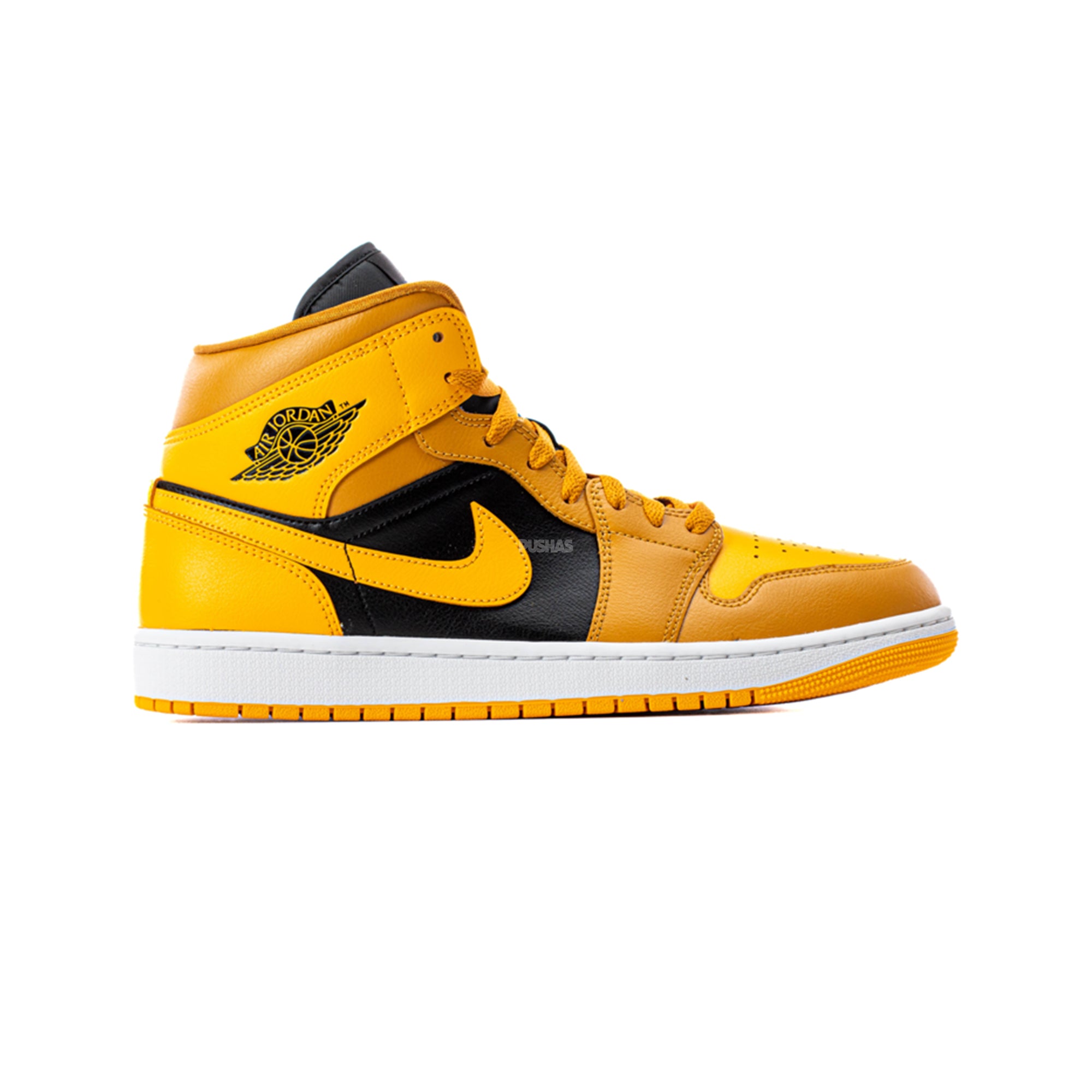 Air Jordan 1 Mid 'Chutney Taxi' Women's Basketball Shoes (2022) - Retro Sneakers for Casual Wear & Street Fashion