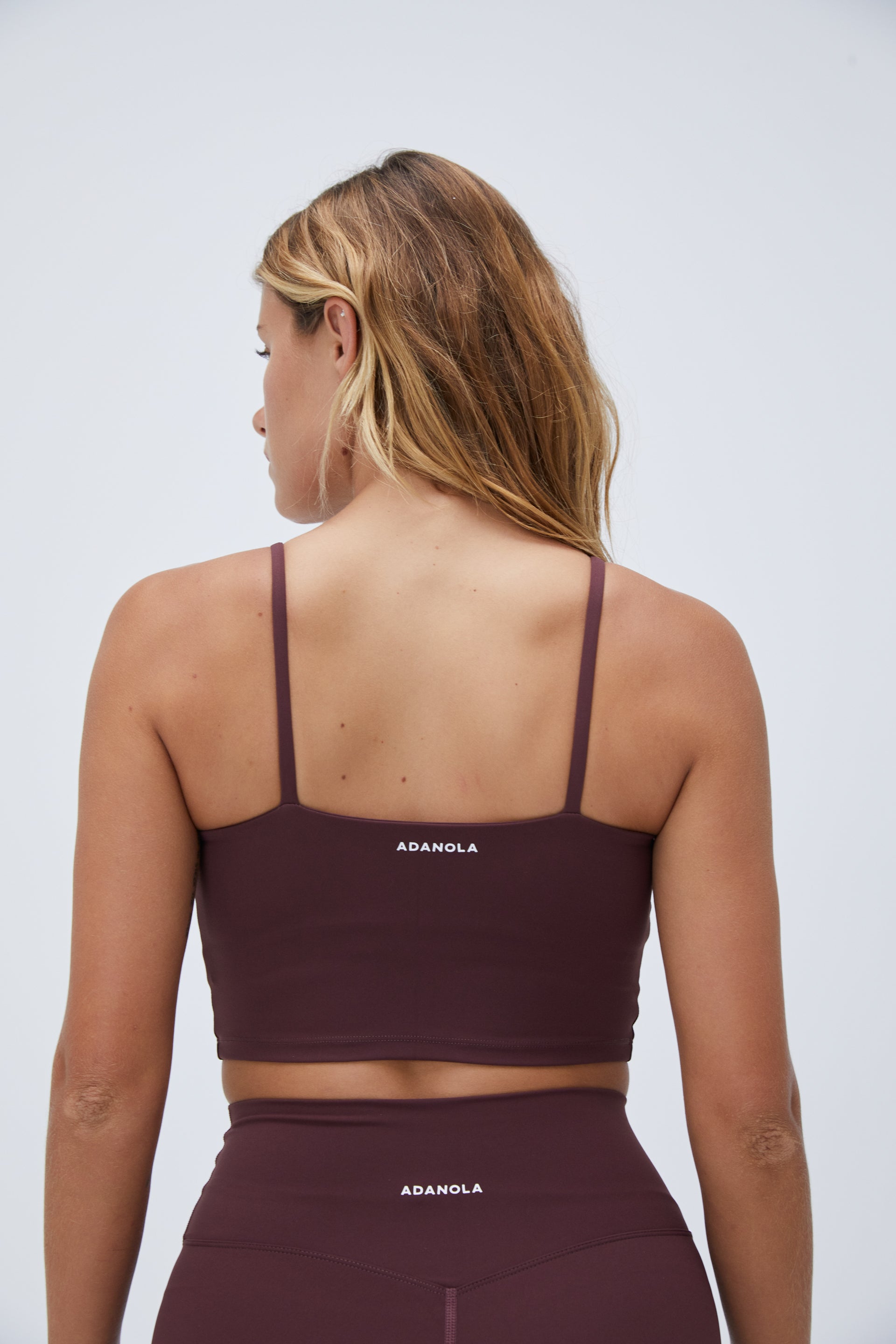 Ultimate Comfort Tank Bra for Women - Burgundy Red | Seamless Support for Yoga, Workout & Everyday Wear