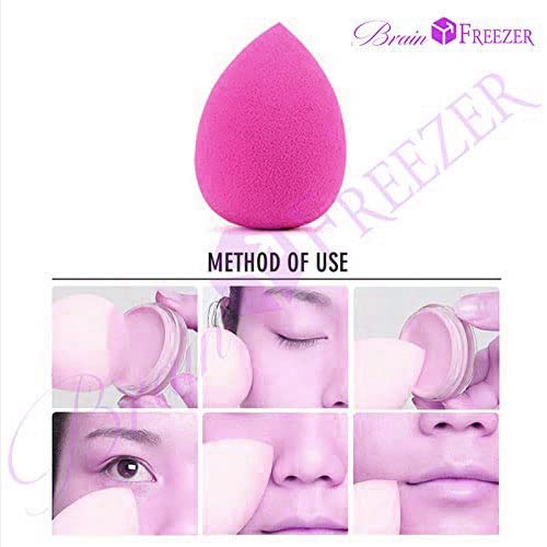 Premium Beauty Blender Sponge - Soft Makeup Puff for Flawless Complexion (Color May Vary) | Ideal for Foundation, Concealer & Powder Application