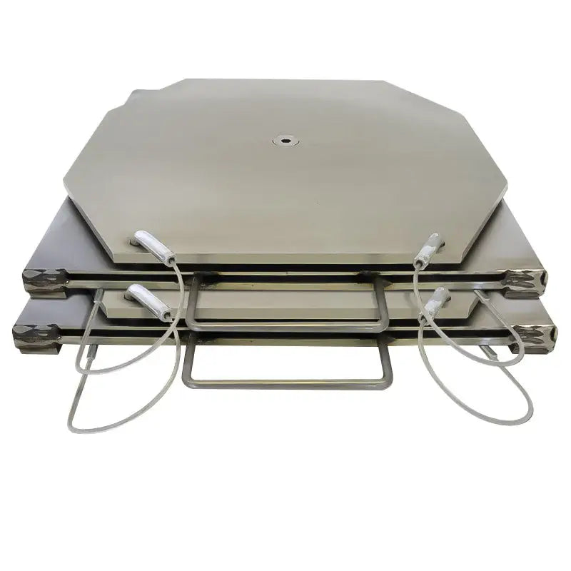 Premium Stainless Steel Turntables for Vehicle Alignment Lift - Heavy Duty 4,500 lbs Capacity (Pair) - Perfect for Auto Repair Shops, Garage Maintenance & Wheel Alignment Services
