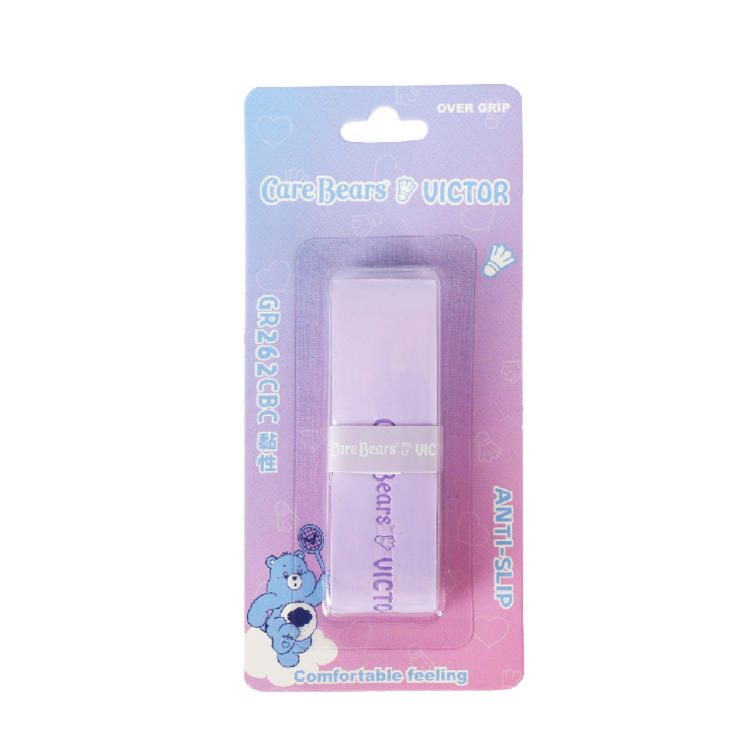 Victor X Care Bears GR262CBC Tennis Overgrip - Non-Slip Sweat Absorbent Replacement Grip for Tennis, Badminton & Racquetball - Perfect for Sports & Training