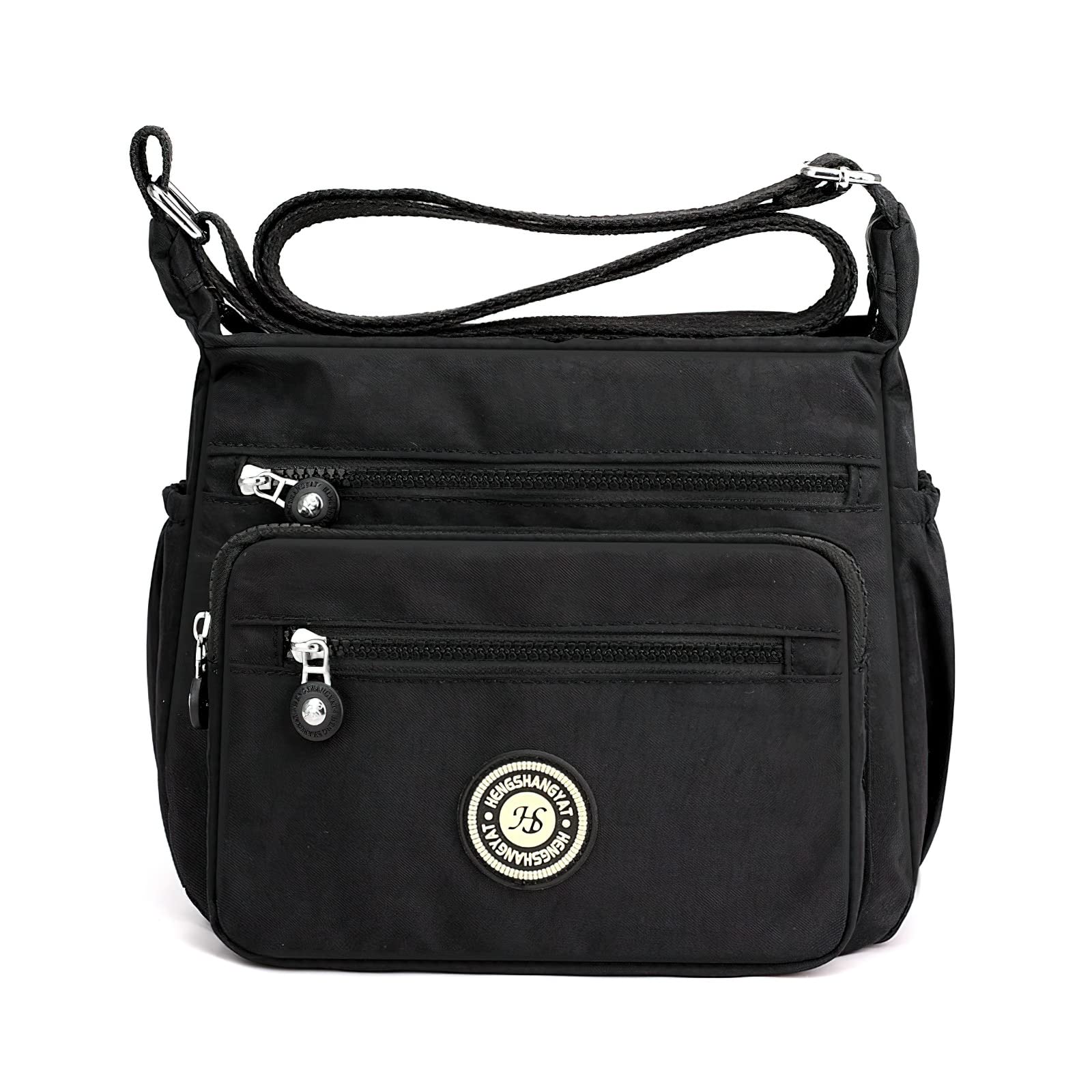 Stylish Women's Shoulder Bag - Waterproof Nylon Crossbody Purse with Multiple Pockets, Casual Messenger Bag for Travel, Work & Daily Use | Perfect Ladies Tote for Shopping, Commuting & Weekend Outings