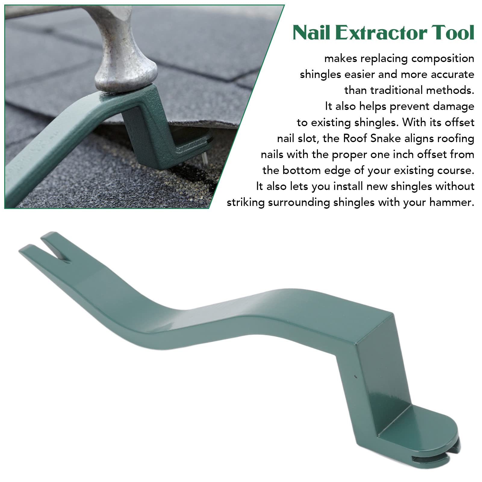 Heavy Duty Nail Puller & Pry Bar - Durable Steel Construction for Safe Outdoor Use - Perfect for Demolition, Construction, and DIY Home Projects