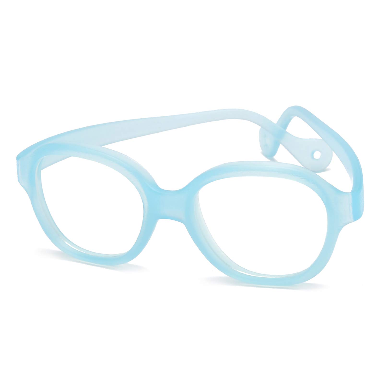 Blue Light Blocking Glasses for Kids 5-9 - Anti Eyestrain Computer Glasses with Adjustable Strap for Boys & Girls - Perfect for Online Classes, Gaming & Screen Time Protection