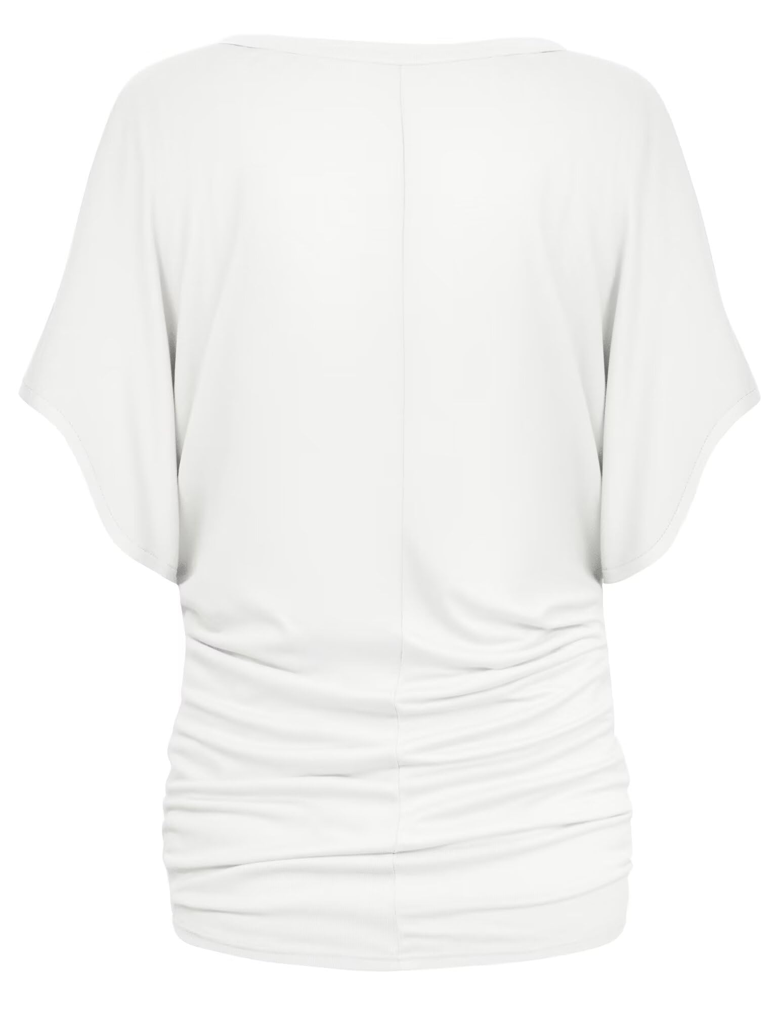 Hybrid & Company Women's Super Comfy Boat Neck Dolman Top Shirt - Soft Casual Blouse for Everyday Wear, Work & Weekend Outfits