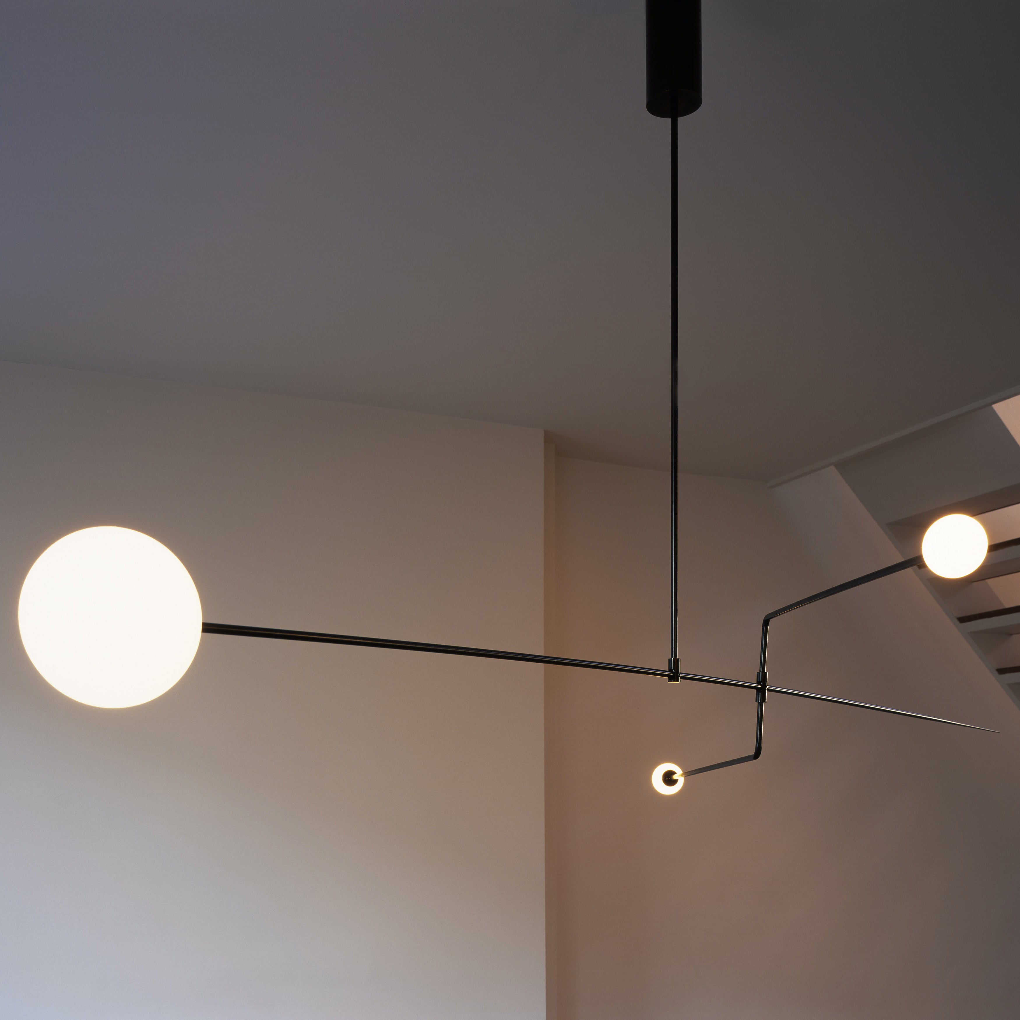 Elegant Crystal Mobile Chandelier - Modern Ceiling Light Fixture for Bedroom, Dining Room & Living Room Decor