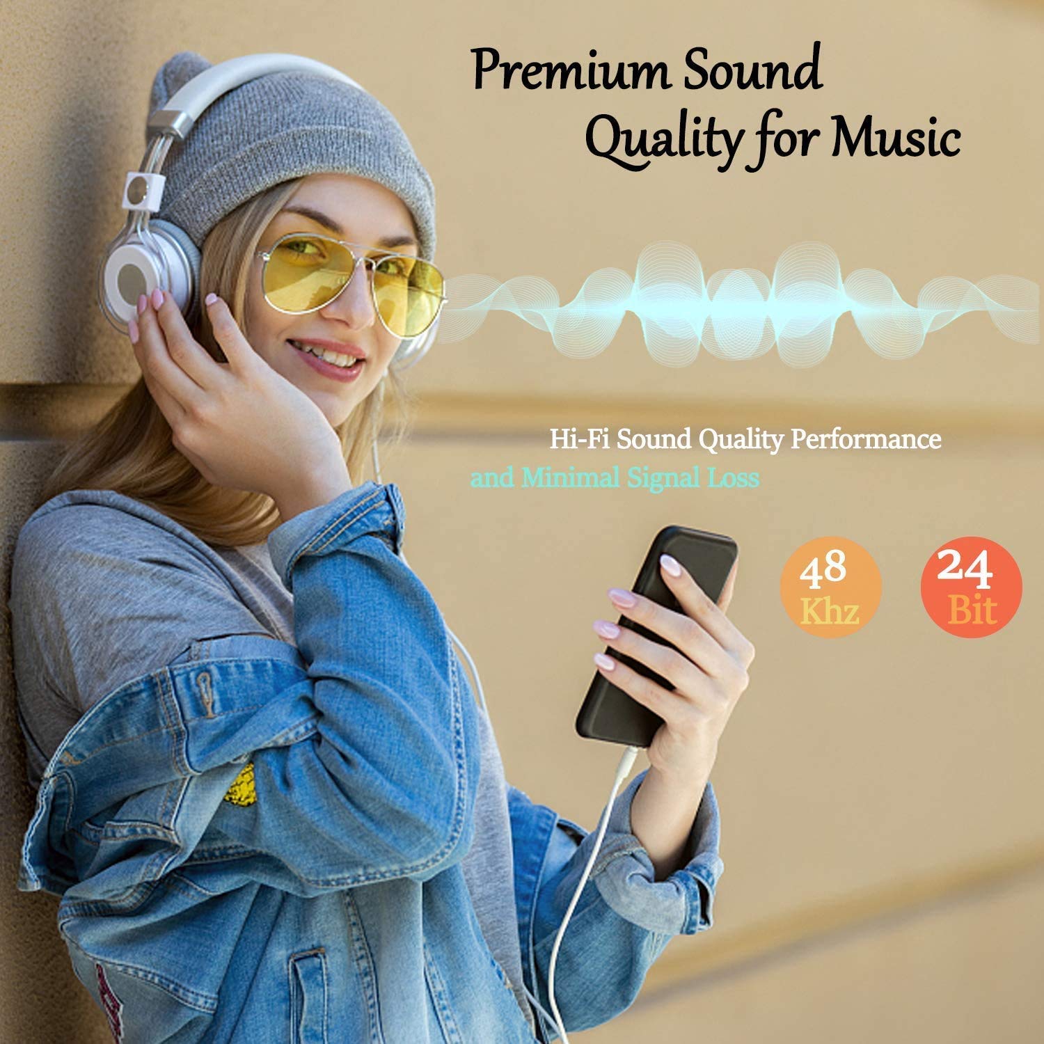 MFi Certified USB C to 3.5mm Aux Cable for iPhone 16/15 Series & iPad Pro - 2 Pack Car Audio Auxiliary Cord for iPhone 16/16 Plus/16 Pro/16 Pro Max/15/15 Plus/15 Pro/15 Pro Max - Perfect for Car Stereo, Home Audio & Travel Use