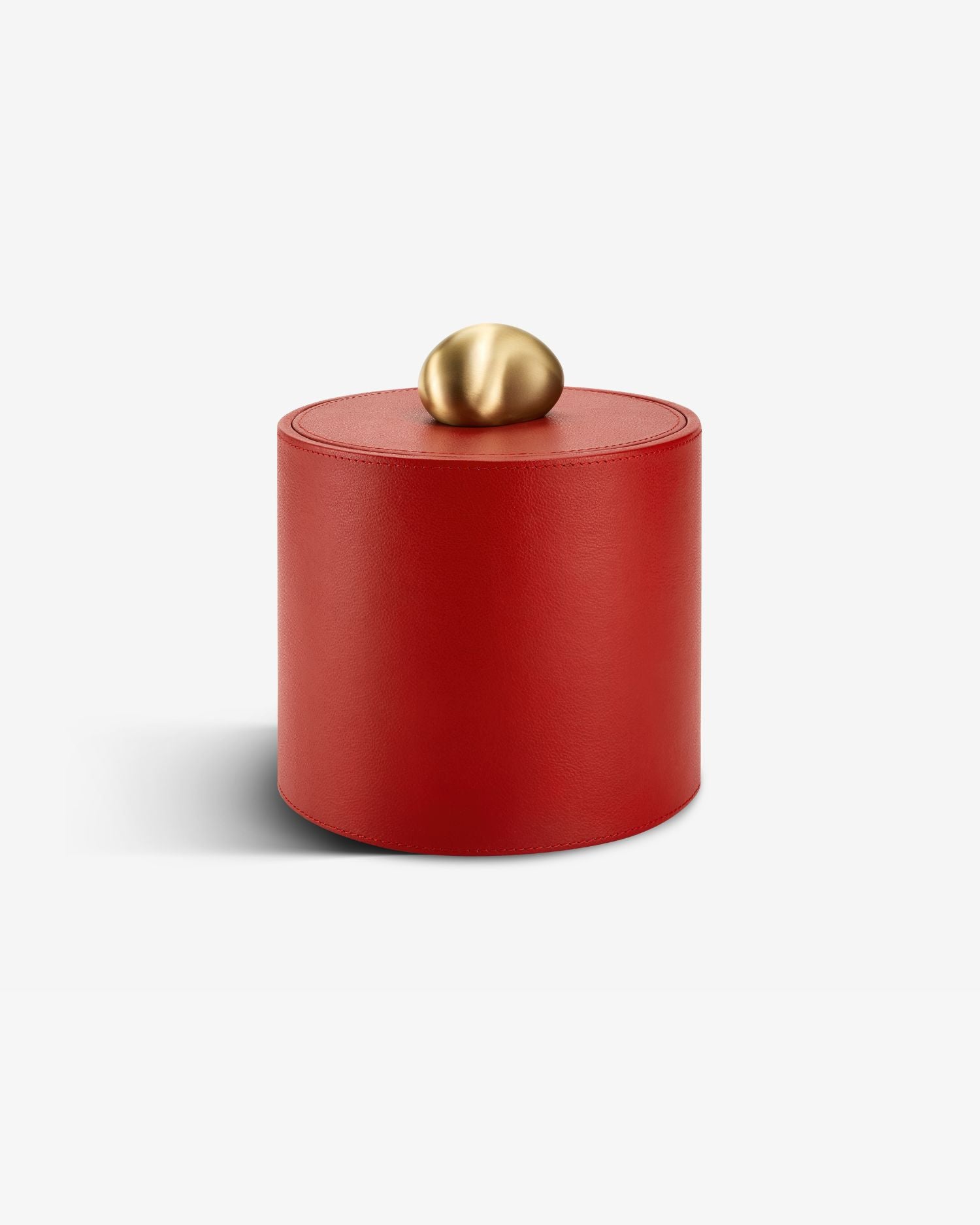 Pebble Trinket Box - Small Decorative Jewelry Storage Organizer for Rings, Earrings & Keepsakes - Perfect for Bedroom, Bathroom & Travel Accessories (Red)