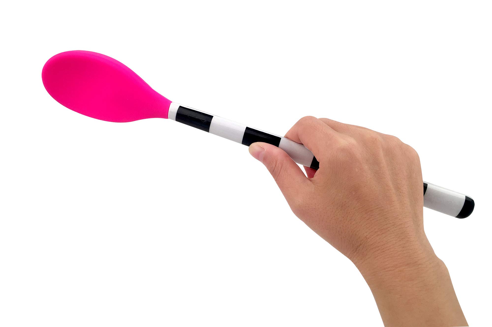French Bull Easy Grip Melamine Handle Silicone Non-Stick Heat Resistant BPA-Free Kitchen Utensil Set (3-Piece, Pink) - Perfect for Cooking, Mixing, Baking & Serving - Ideal for Home Chefs & Professional Kitchens
