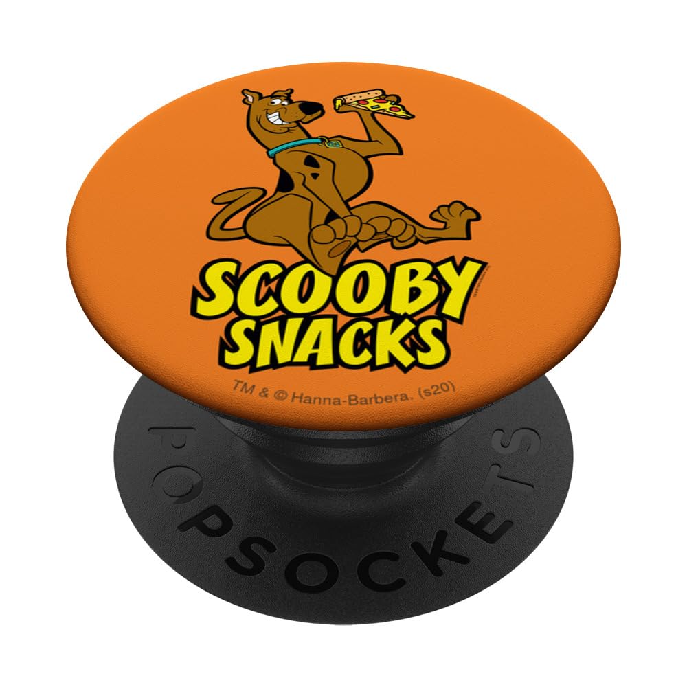 Scooby-Doo Scooby Snacks Pizza PopSockets Standard PopGrip - Swappable Phone Grip & Stand for iPhone, Samsung, Smartphones - Perfect for Fans, Collectors, and Everyday Use