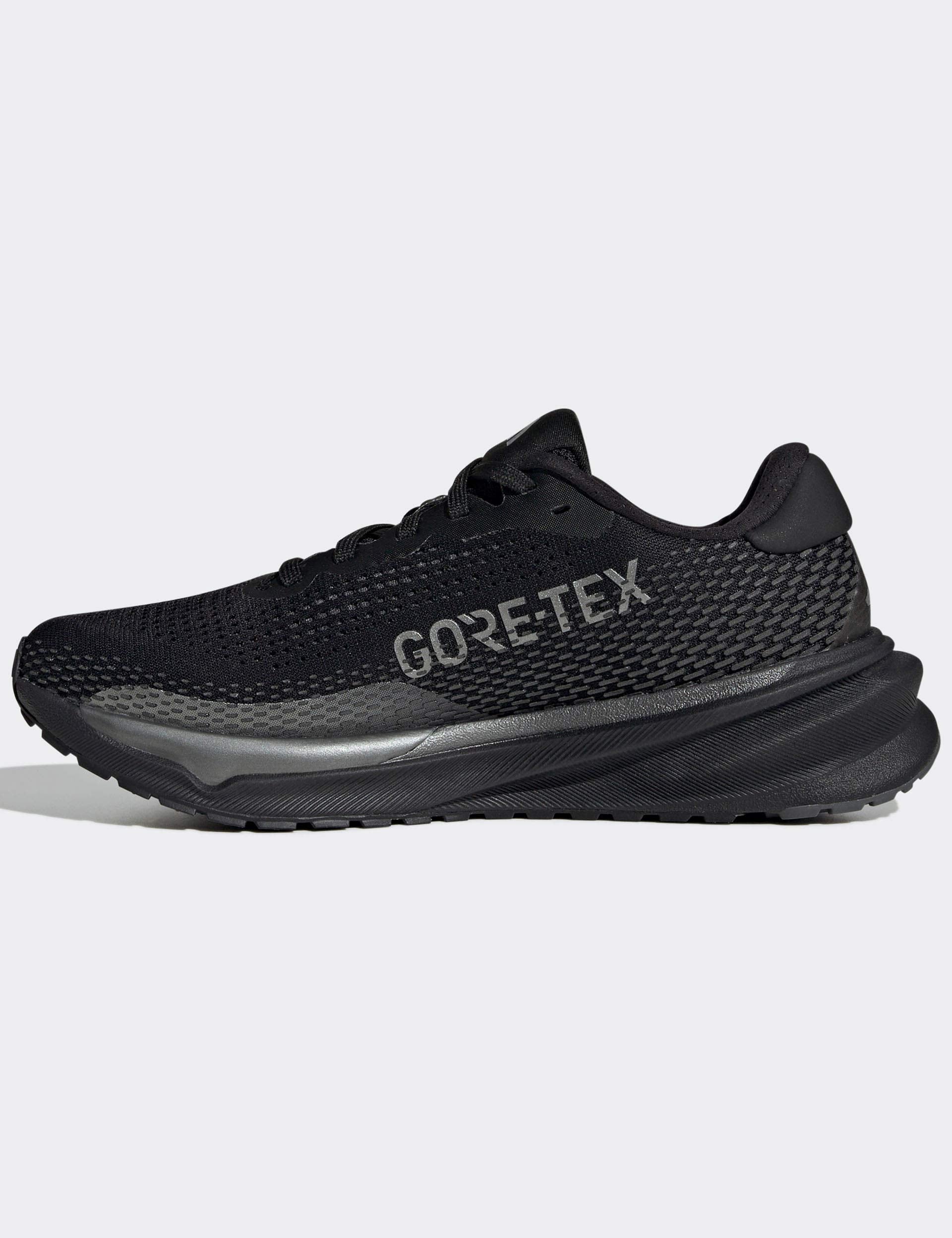 Supernova GORE-TEX Running Shoes for Men & Women - Waterproof, Breathable - Core Black/Iron Metallic - Ideal for Trail Running, Hiking & Outdoor Adventures