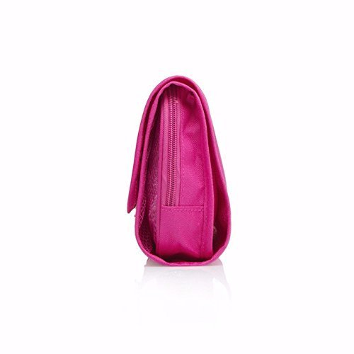 Flipco Foldable Hanging Cosmetic Bag Organizer - Travel Toiletry Storage for Makeup, Jewelry & Essentials - Perfect for Bathroom, Dorm, Gym & On-the-Go Use