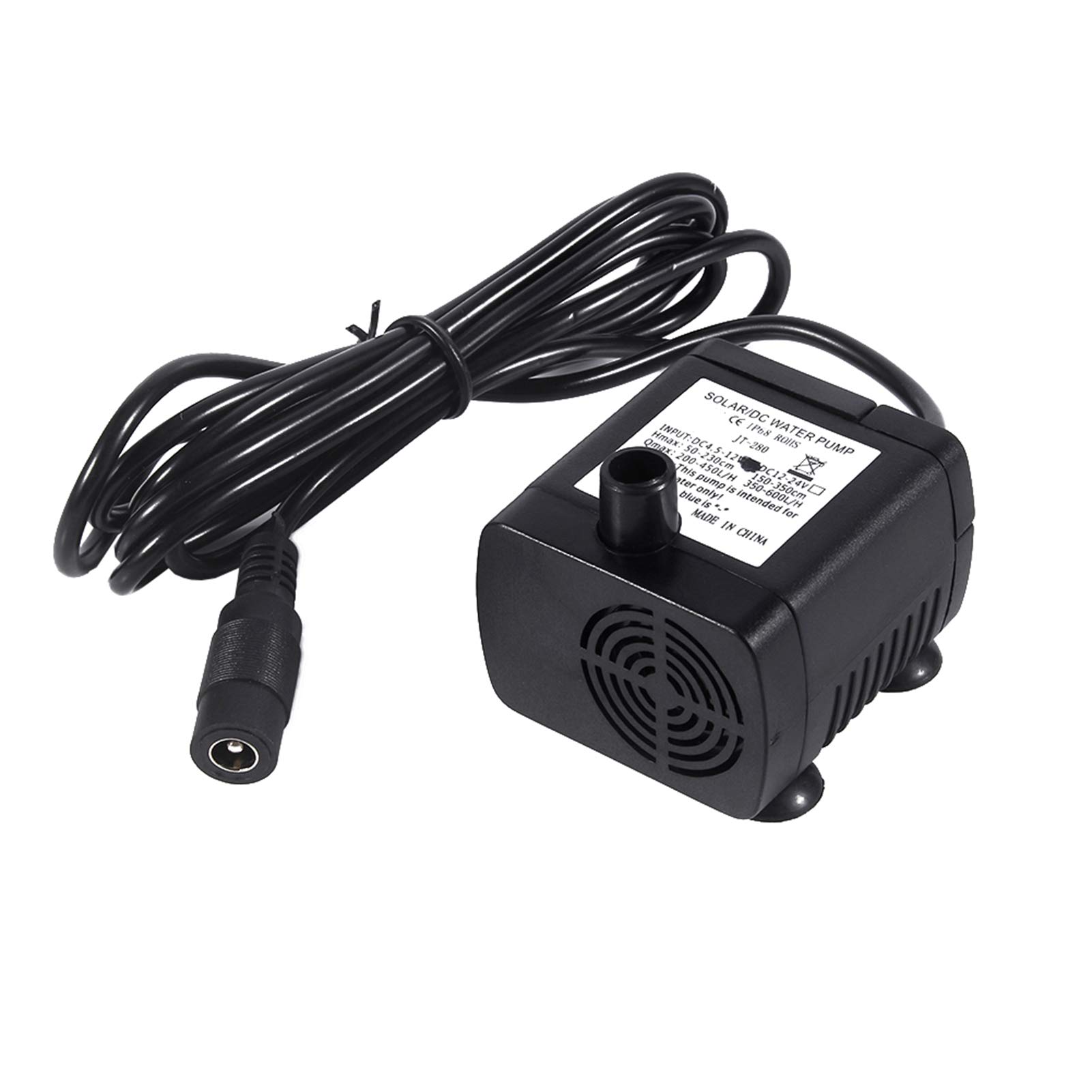 Solar Powered Water Fountain Pump - Quiet Floating Solar Pond Pump for Bird Bath, Garden Pond, Pool & Fish Tank - Perfect for Outdoor Decor & Relaxing Water Features