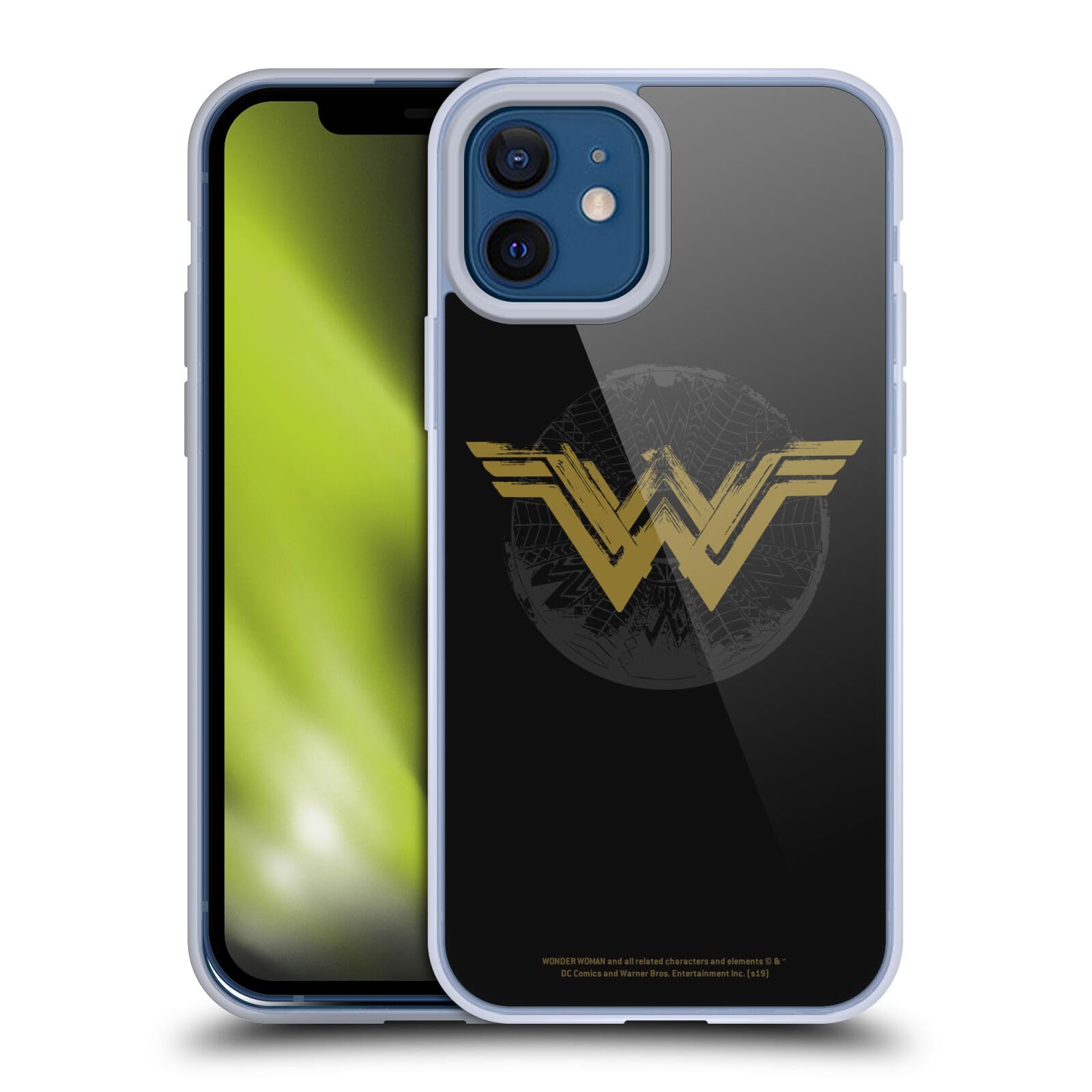 Head Case Designs Wonder Woman Movie Distressed Gel Case for iPhone 12/12 Pro - Officially Licensed Durable Protection for Everyday Use