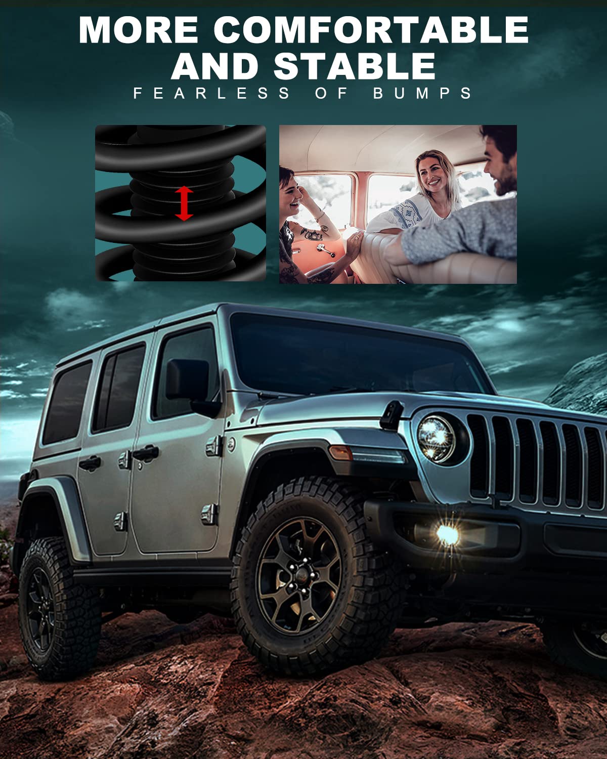 AUTOMUTO Quick-Strut Complete Strut Assembly - Compatible with 2003-2006 Ford Expedition & Lincoln Navigator - Front/Rear Suspension Replacement for Smooth Ride & Enhanced Handling - Perfect for Off-Roading, Towing & Daily Commuting