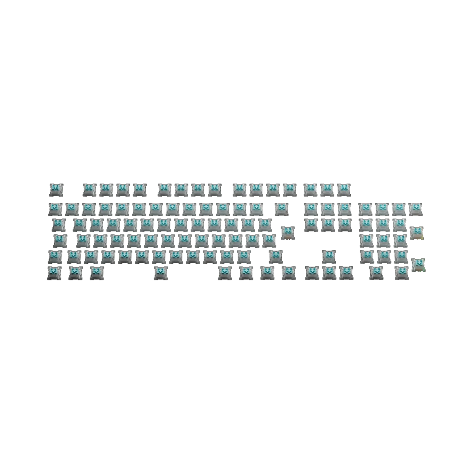 Glorious Lynx Silent HE 100 ISO Mechanical Keyboard Switches - Linear Silent Switches for Gaming & Typing | Perfect for Office, Home & Competitive Gaming