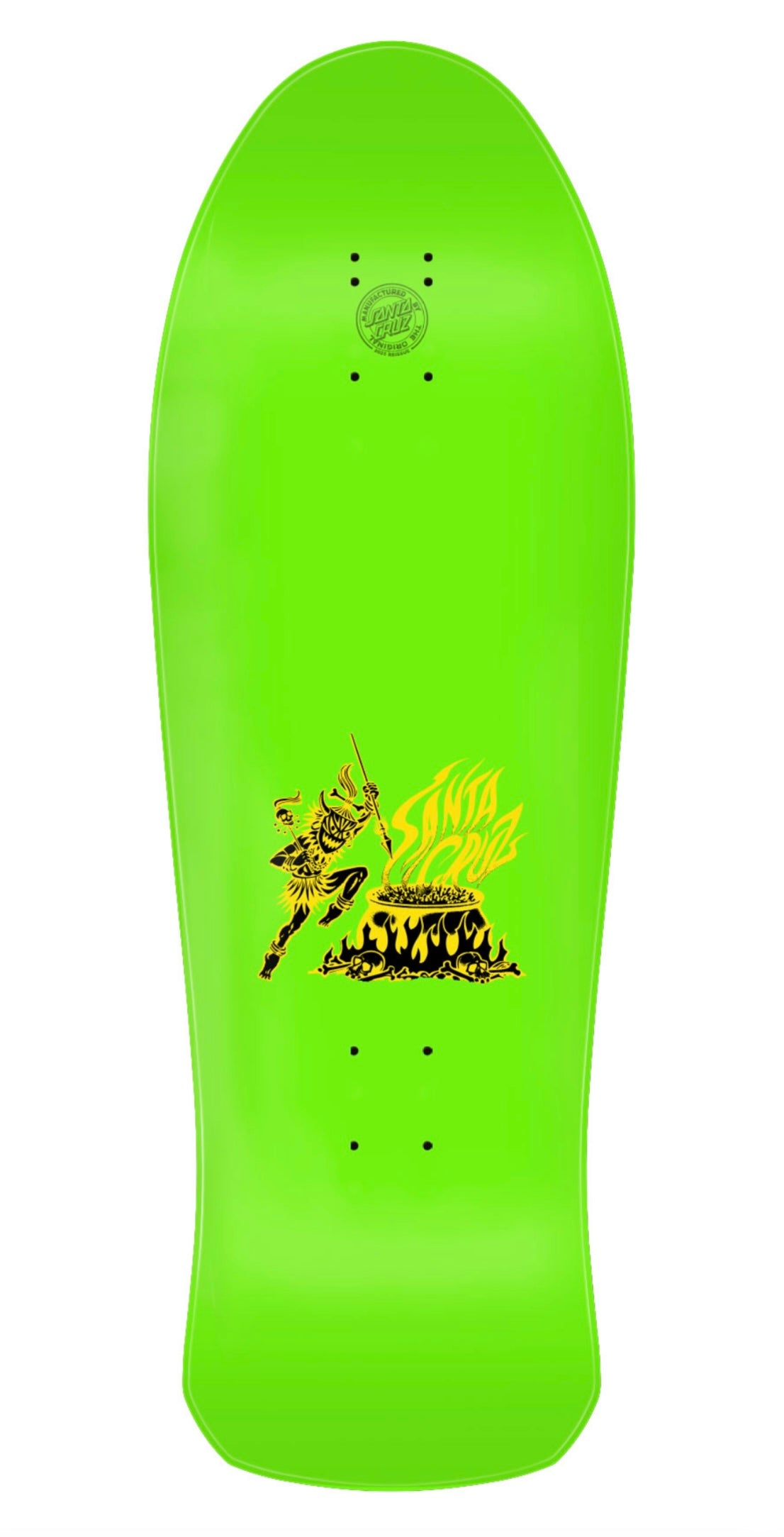 Santa Cruz Salba Tiger Reissue Skateboard - Classic Retro Design for Skaters - Perfect for Street, Park & Cruising