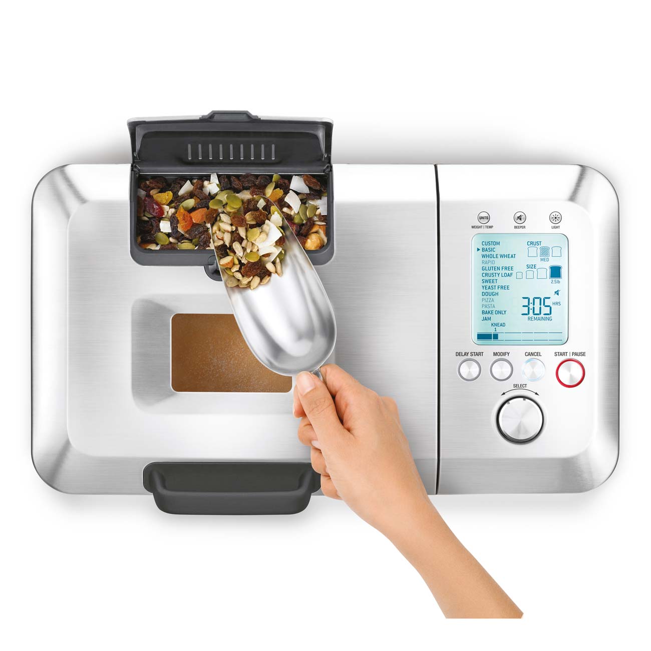 Breville Custom Loaf Maker - Automatic Bread Machine for Homemade Artisan, Gluten-Free & Whole Wheat Bread | Perfect for Kitchens, Small Spaces & Gift Giving