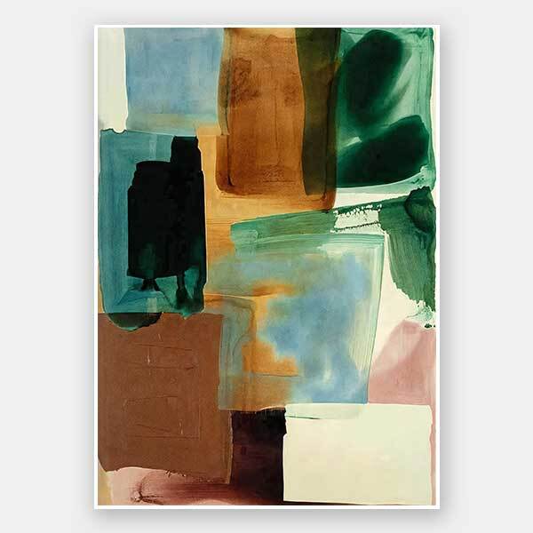 Colored Dreams Unframed Art Print - Vibrant Wall Decor for Living Room, Bedroom & Office | Modern Abstract Painting for Home & Office Decor