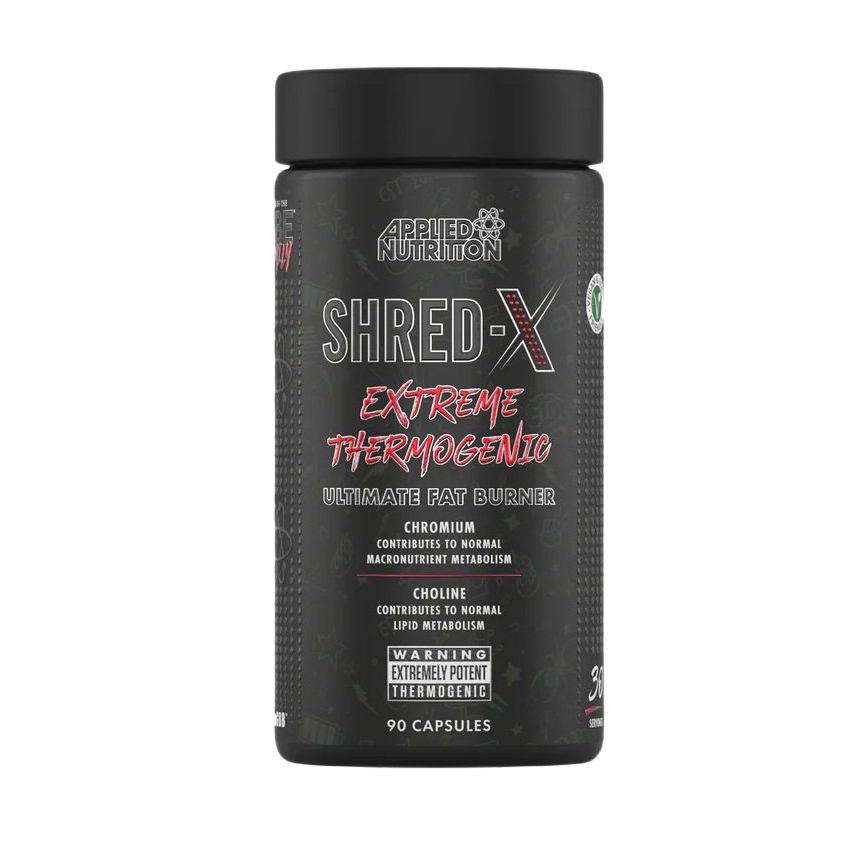Applied Nutrition Shred X Fat Burner Supplement - 90 Capsules for Weight Loss & Energy Boost | Gym, Workout & Fitness Support