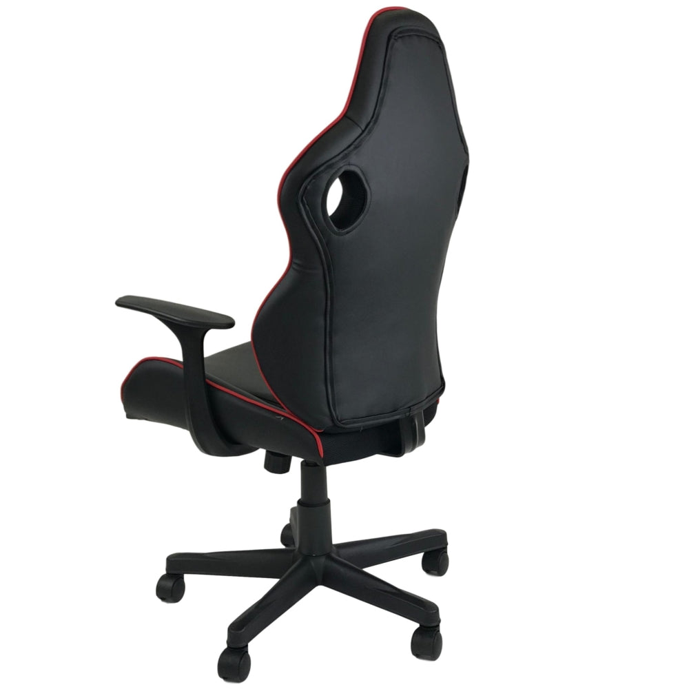 HAWK SERIES 1107 Ergonomic Gaming Chair - Black & Greenish Yellow - High Back Racing Style with Lumbar Support - Perfect for PC, PS4, Xbox Gaming & Home Office Use